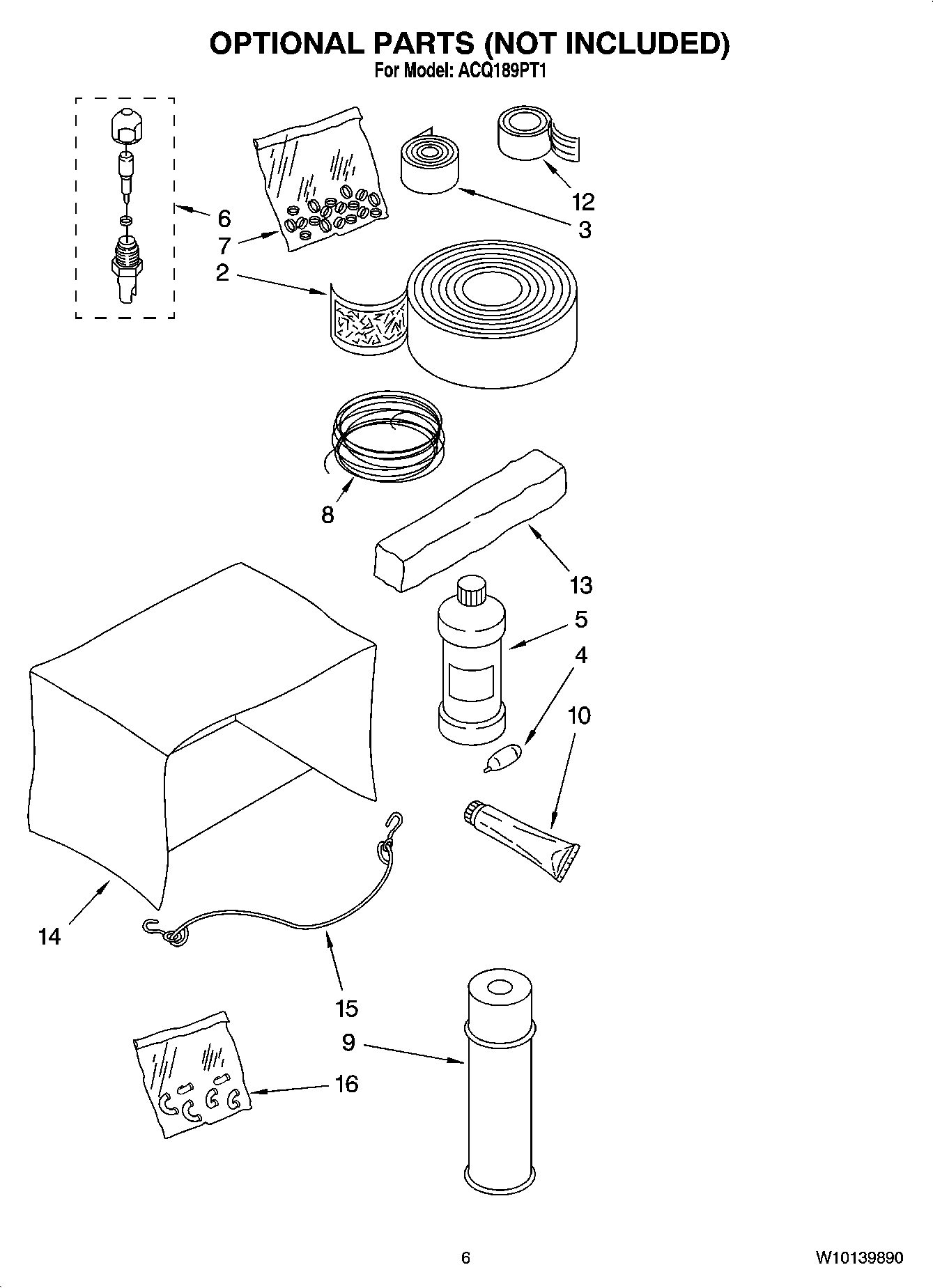 04 - OPTIONAL PARTS (NOT INCLUDED)