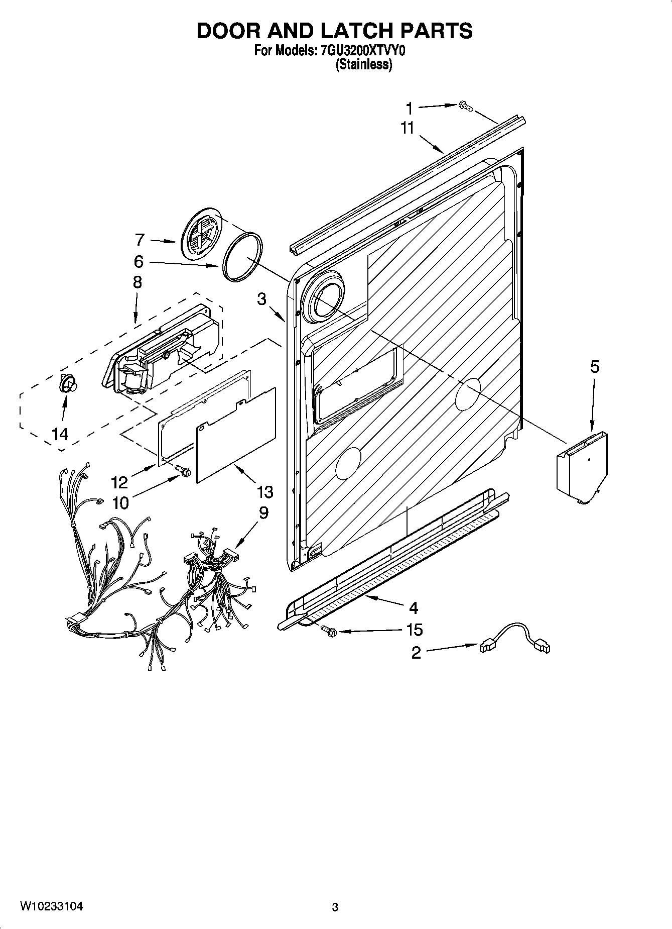 03 - DOOR AND LATCH PARTS