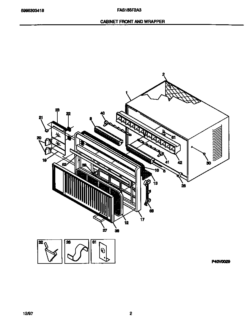 02 - CABINET FRONT AND WRAPPER