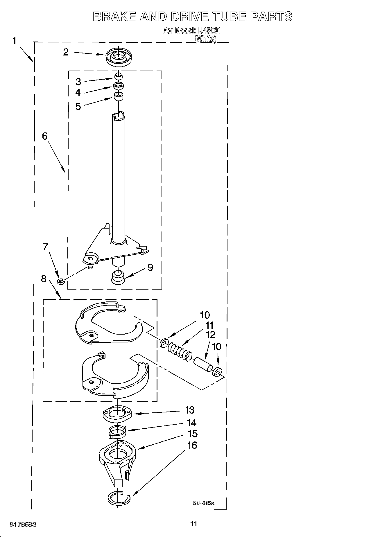 07 - BRAKE AND DRIVE TUBE PARTS