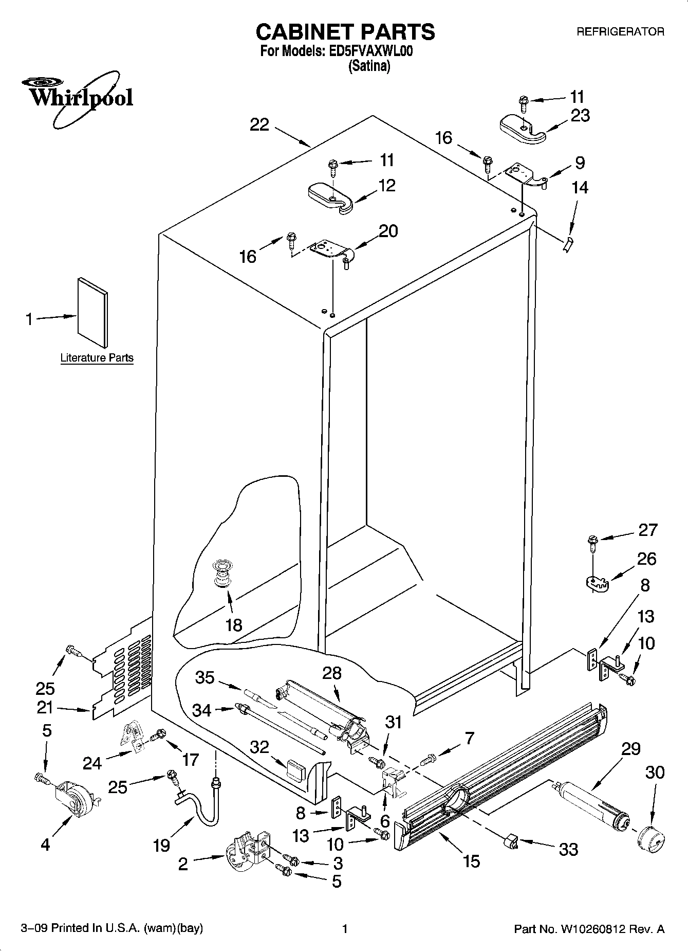 01 - CABINET PARTS