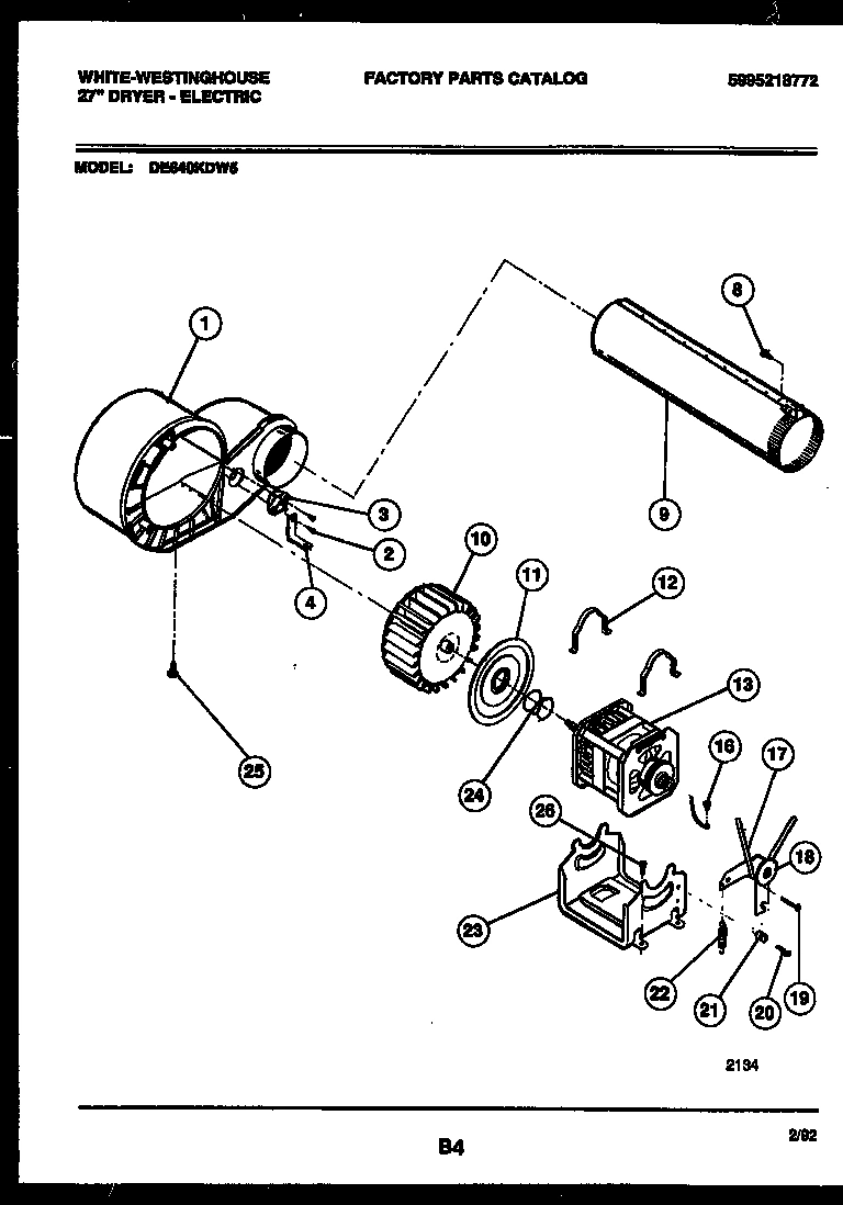 05 - BLOWER AND DRIVE PARTS