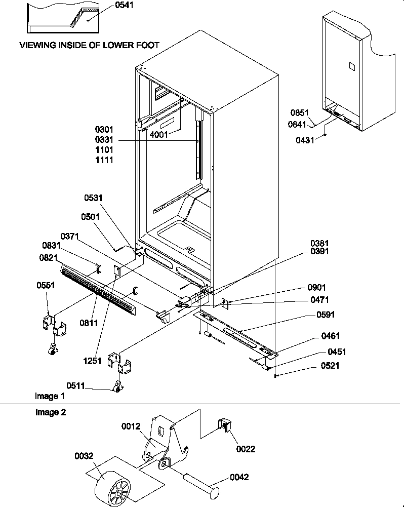 07 - LADDERS, LOWER CABINET AND ROLLERS