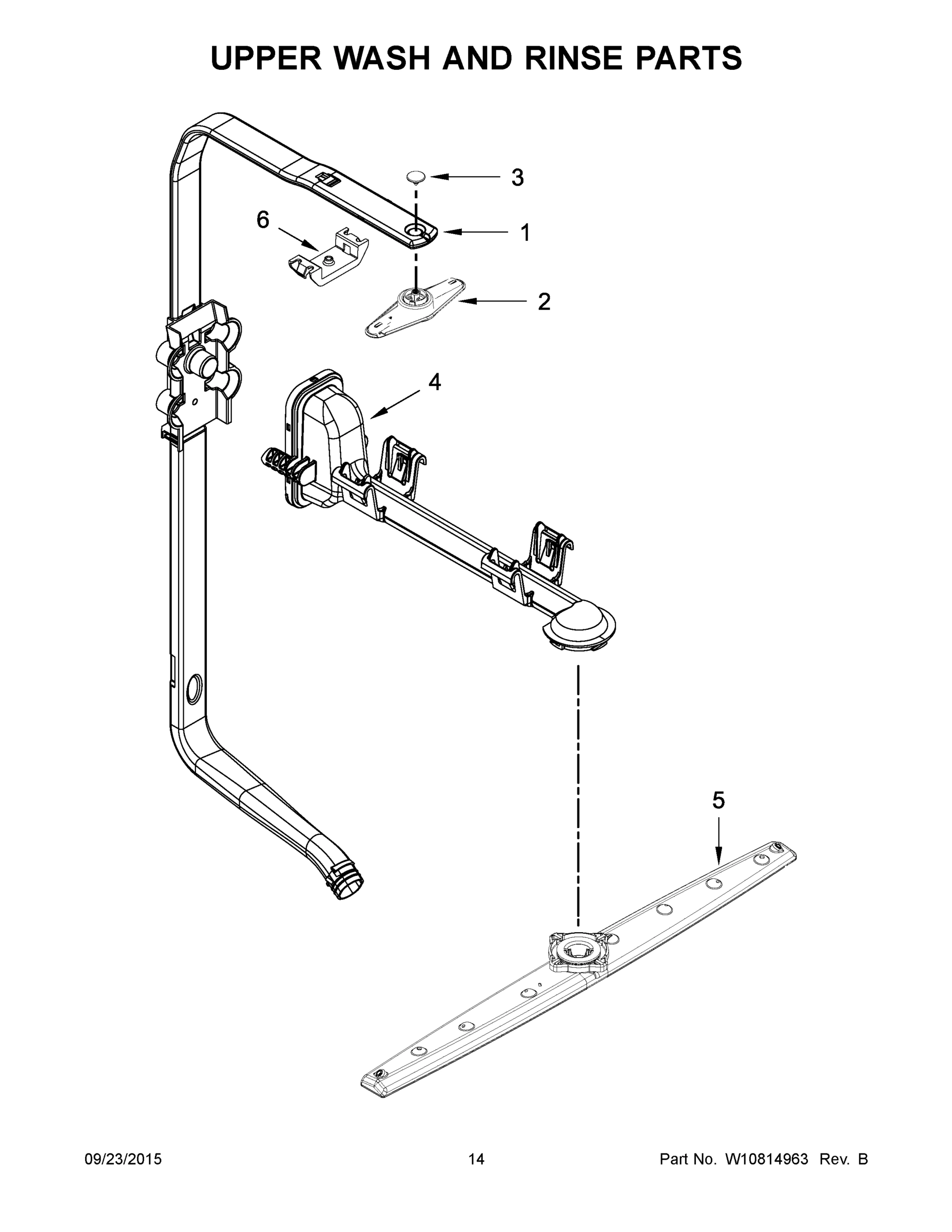 08 - UPPER WASH AND RINSE PARTS