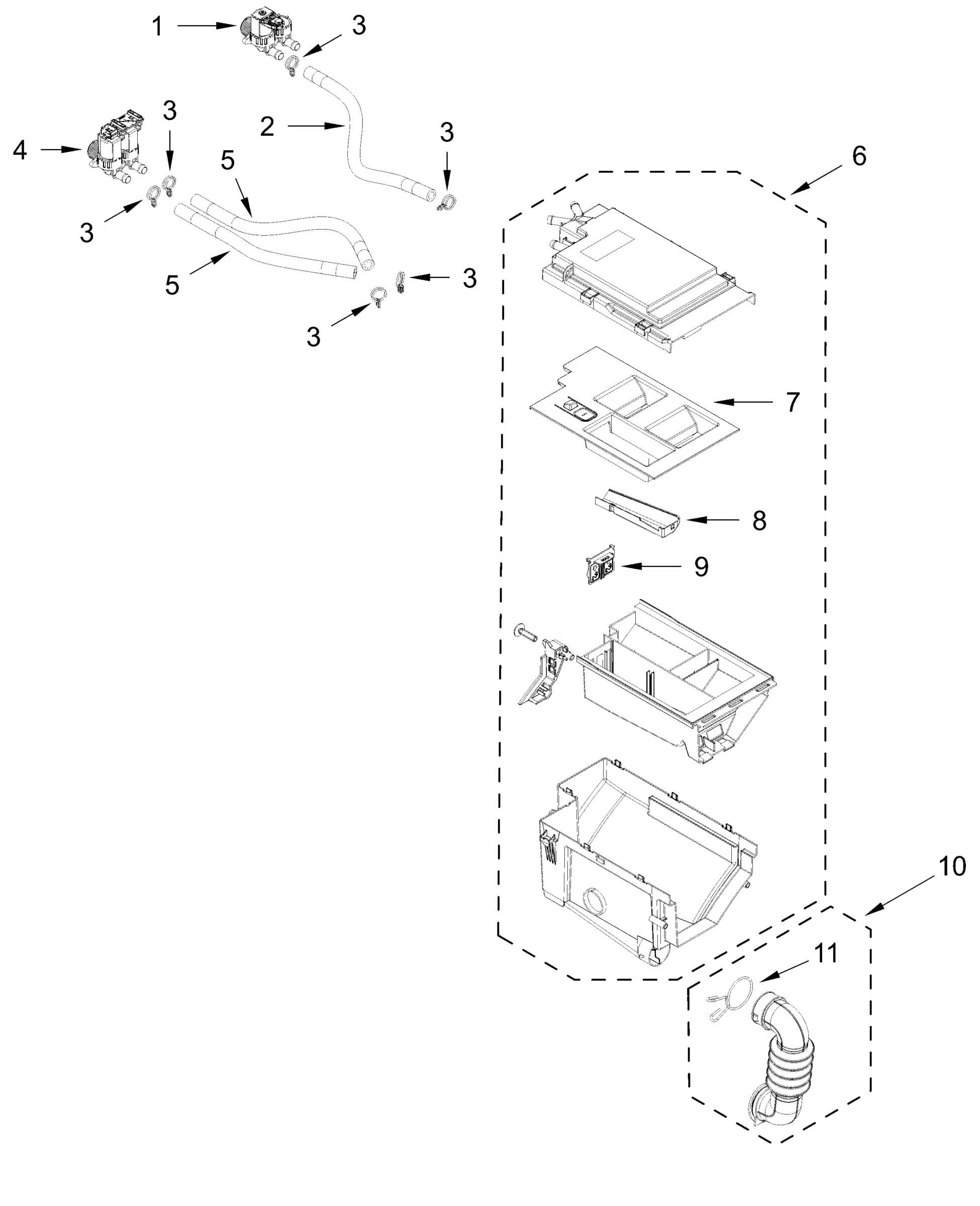 DISPENSER PARTS