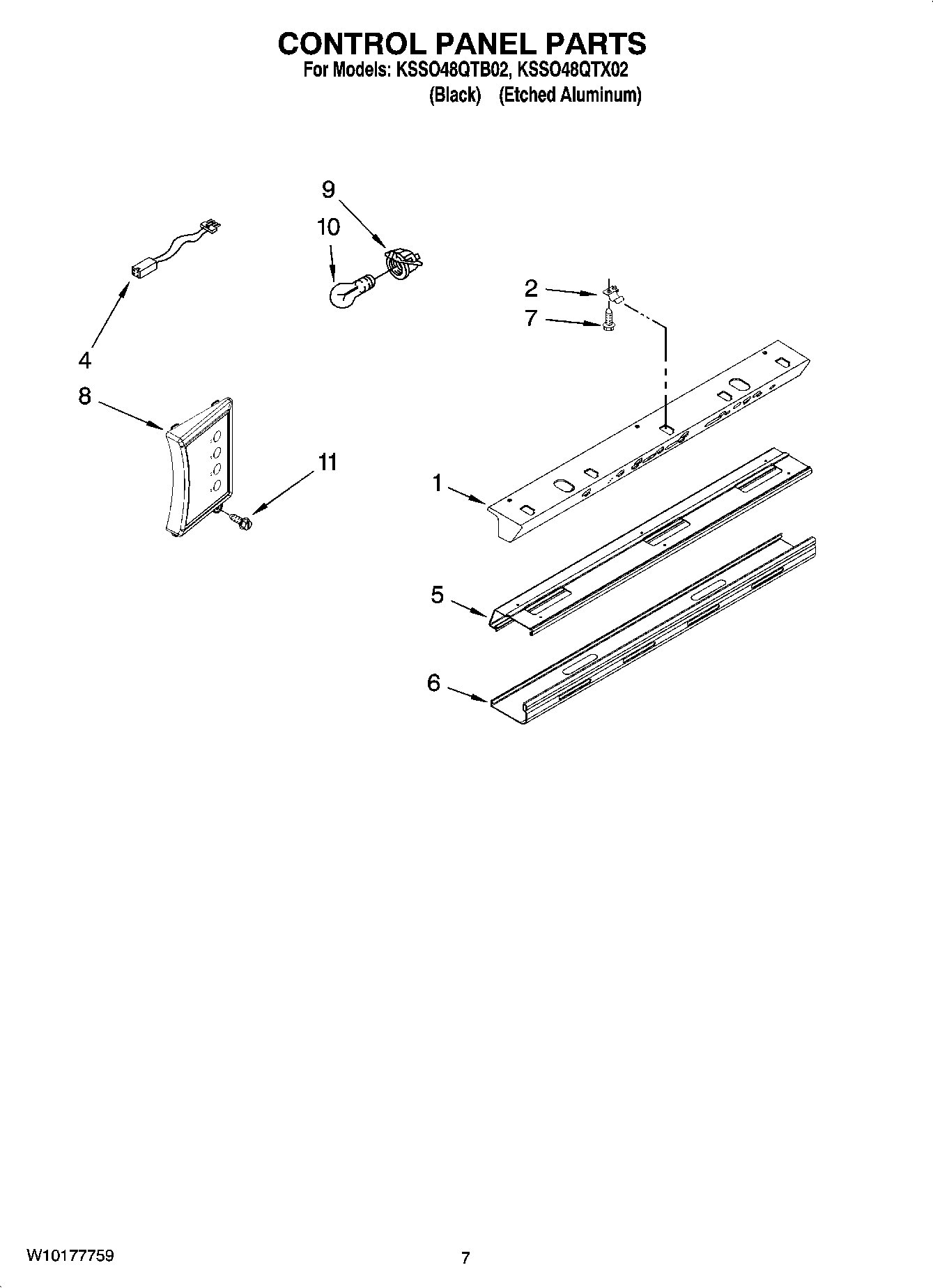 05 - CONTROL PANEL PARTS