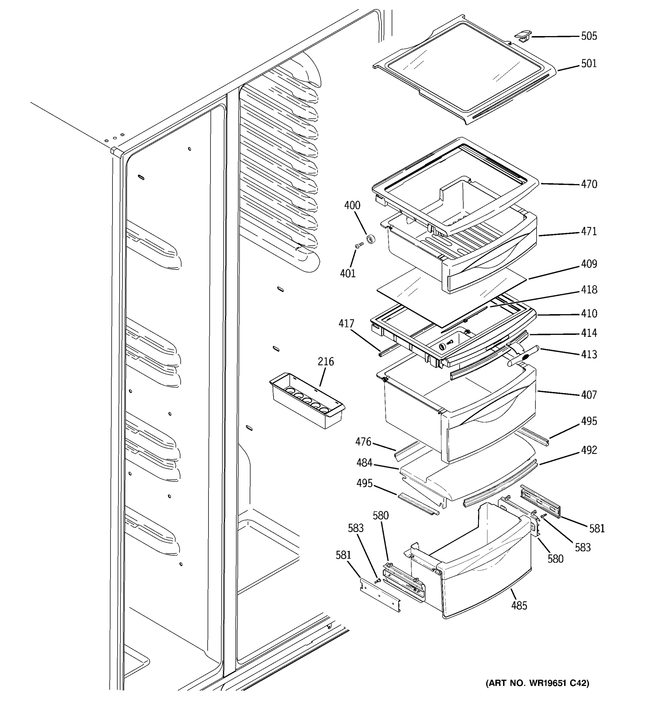 FRESH FOOD SHELVES