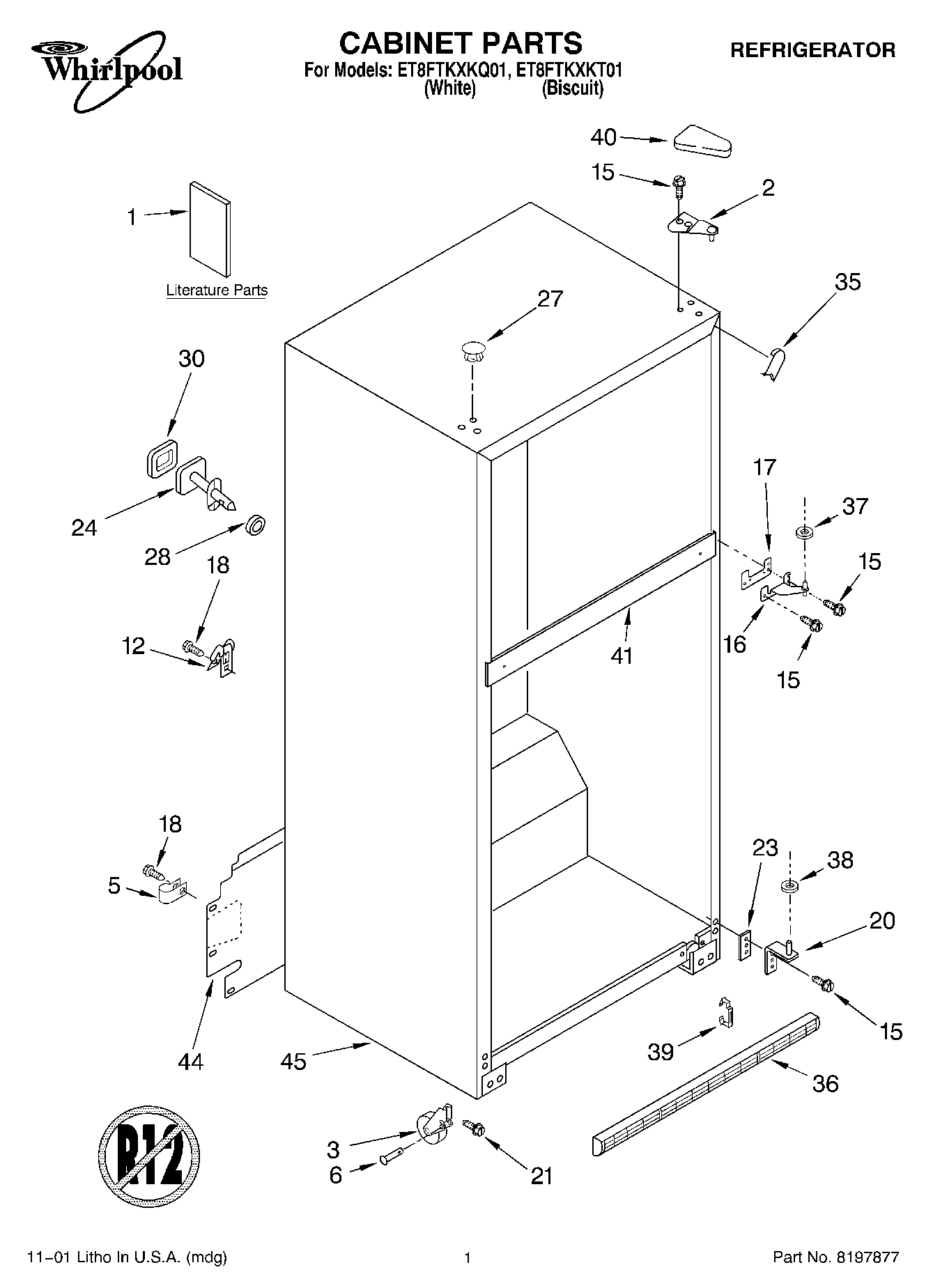 01 - CABINET, LITERATURE