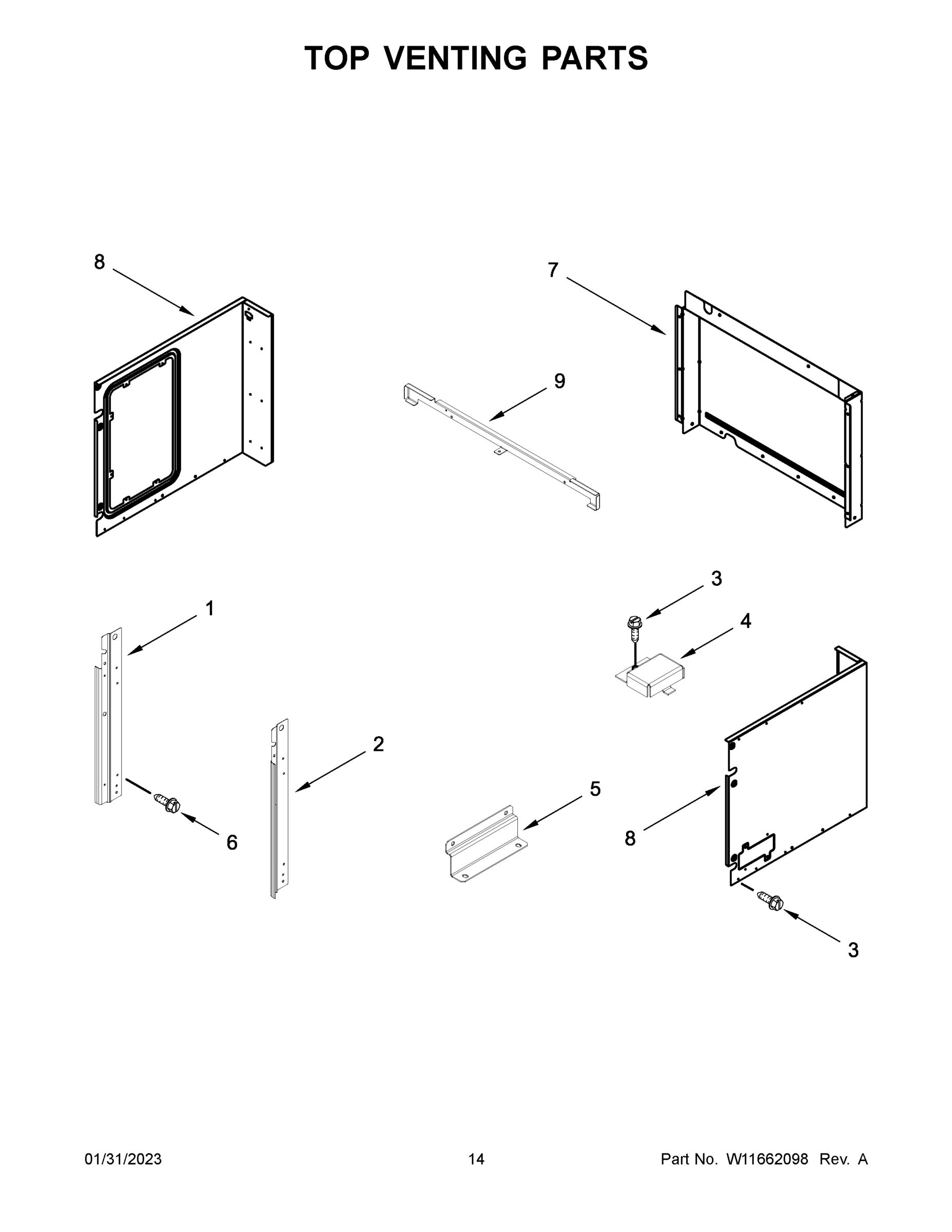 08 - TOP VENTING PARTS