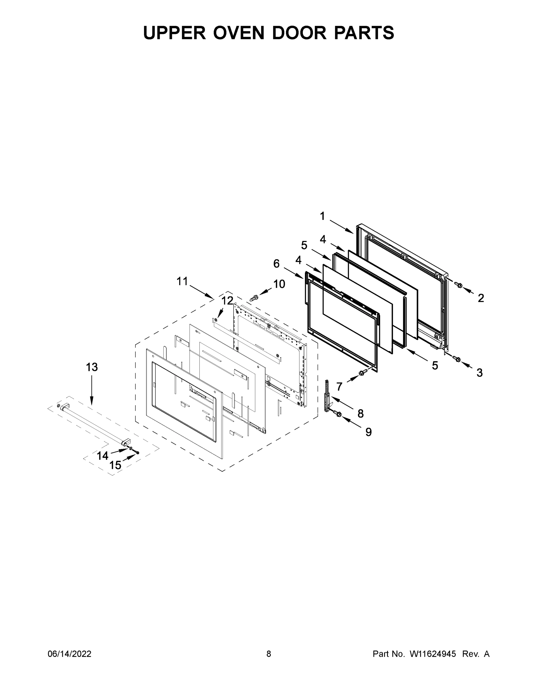 05 - UPPER OVEN DOOR PARTS