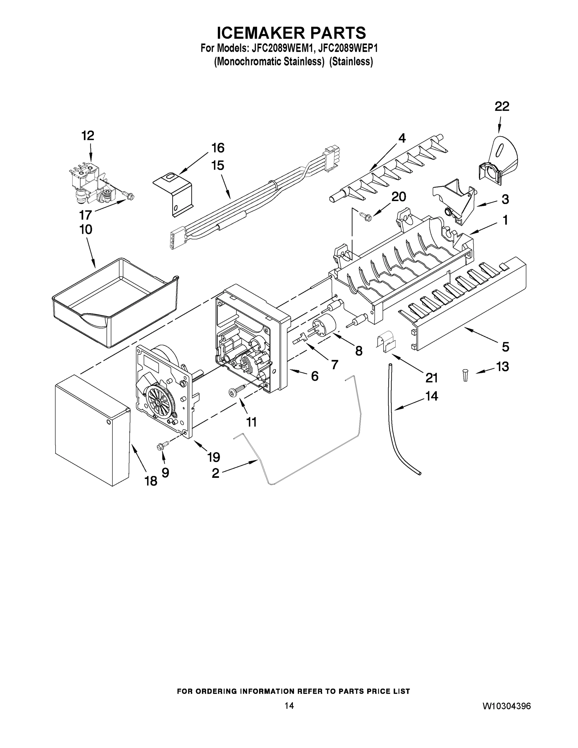 08 - ICEMAKER PARTS