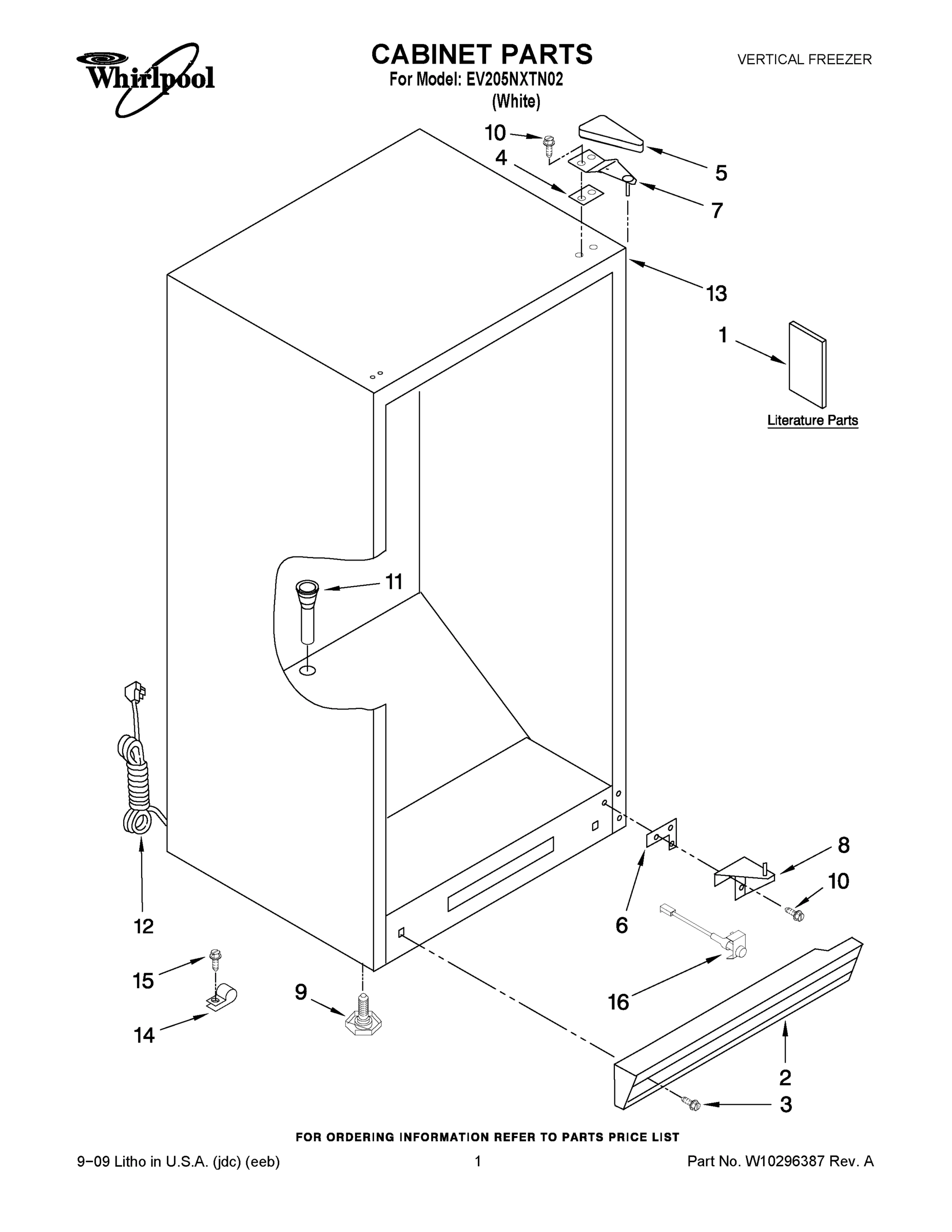 01 - CABINET PARTS