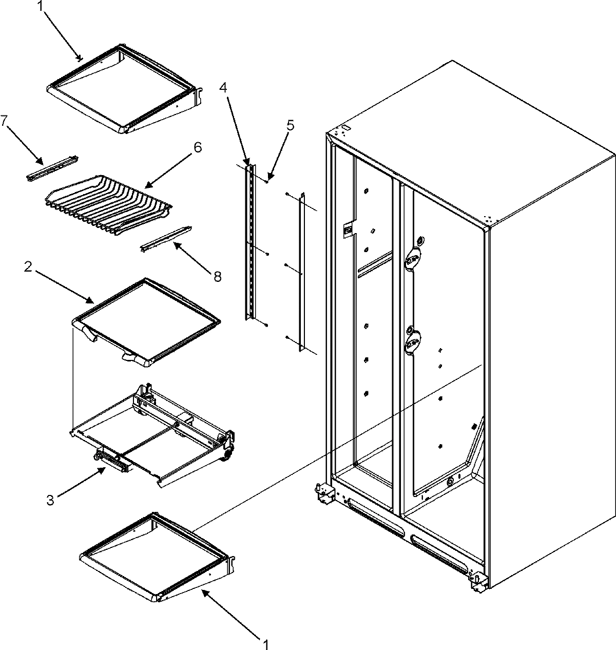 16 - REFRIGERATOR SHELVES