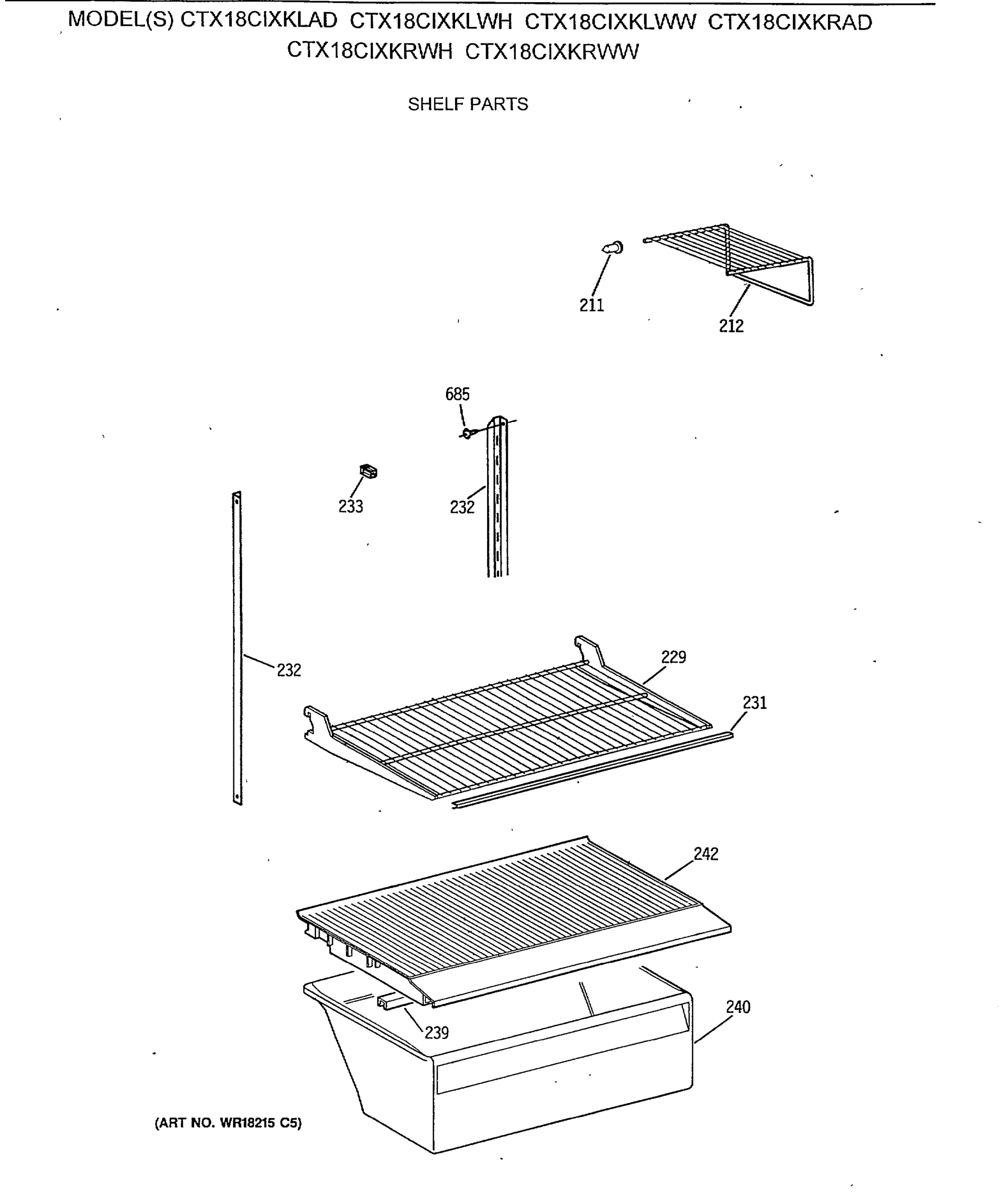 SHELF PARTS