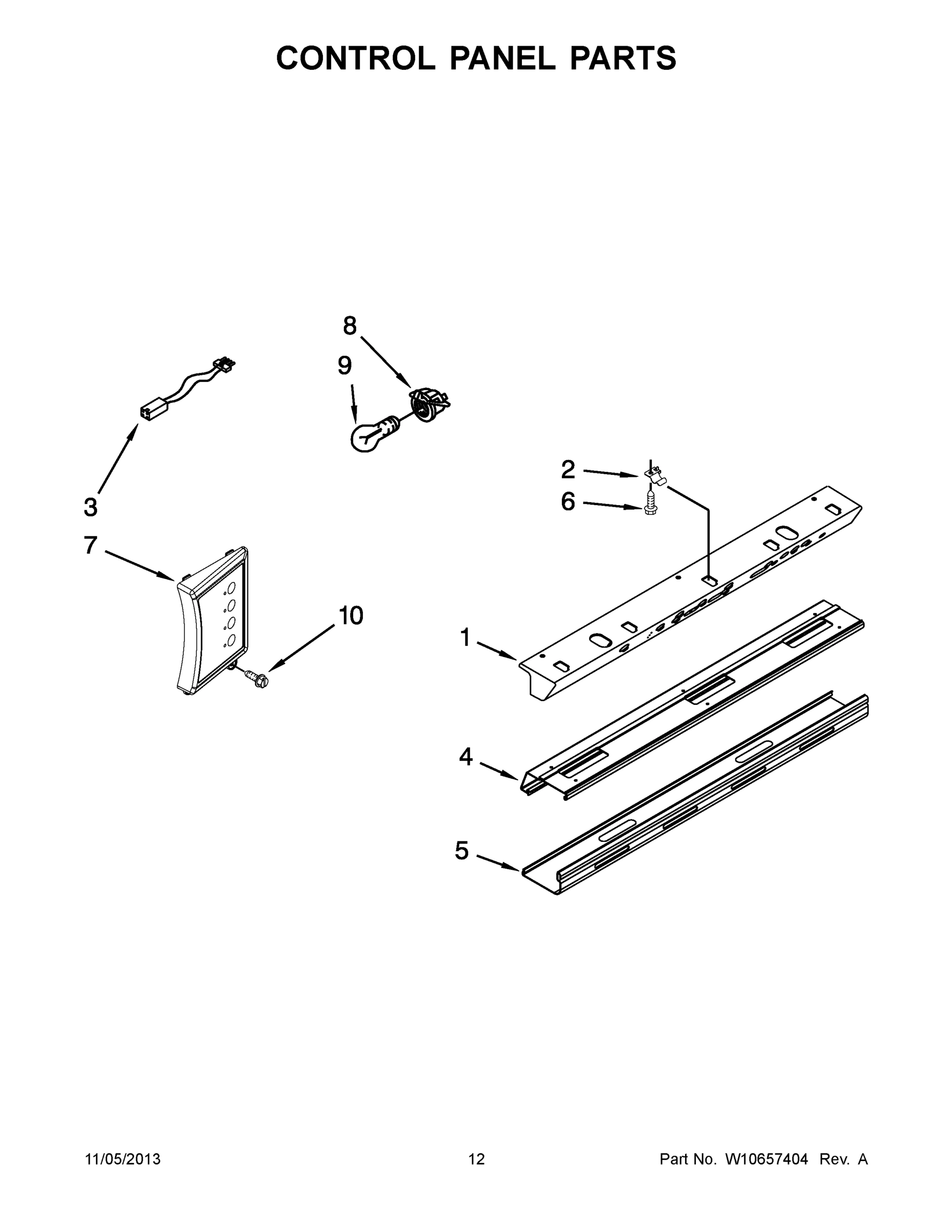 07 - CONTROL PANEL PARTS