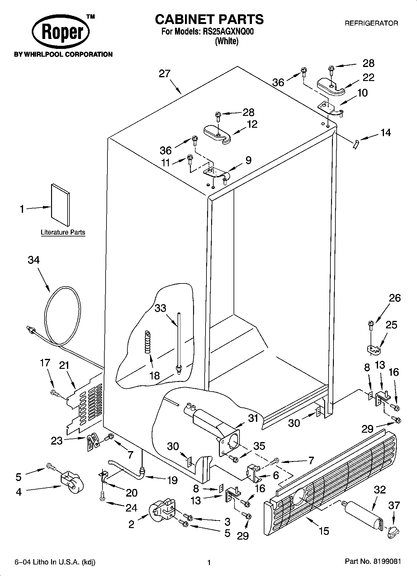 01 - CABINET PARTS