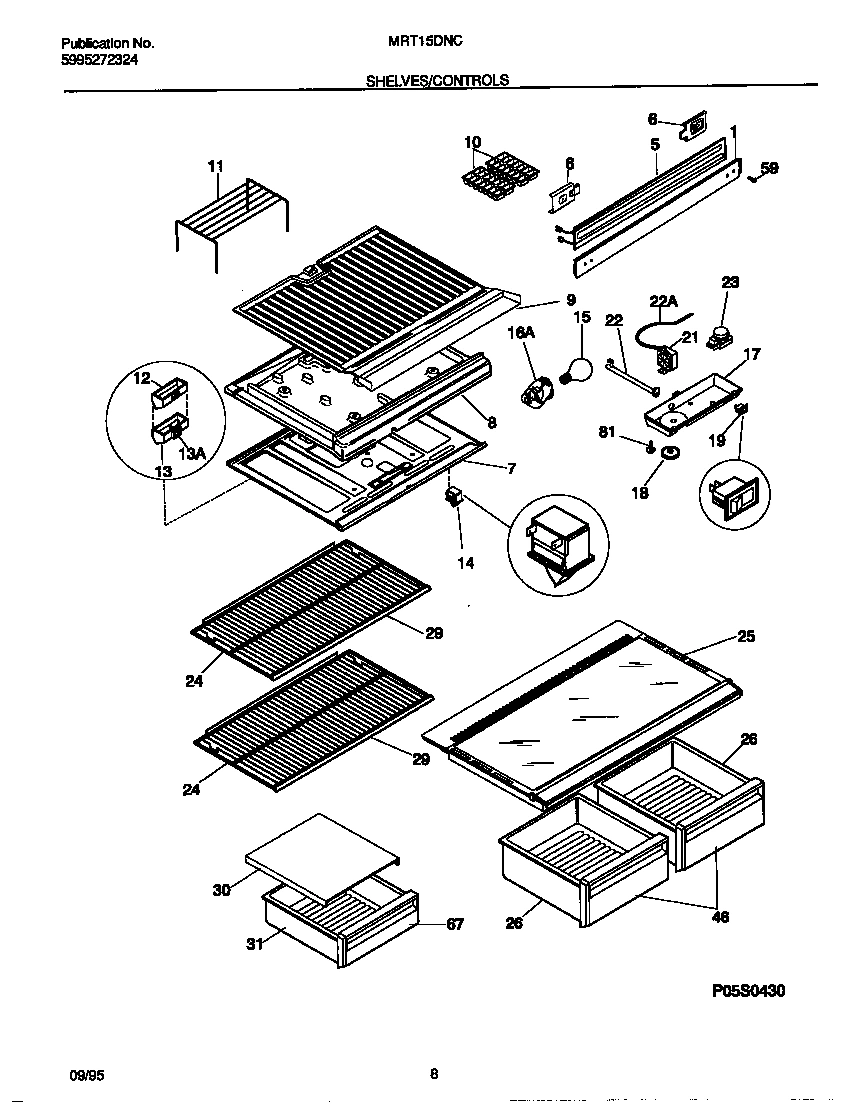 04 - SHELVES/CONTROLS