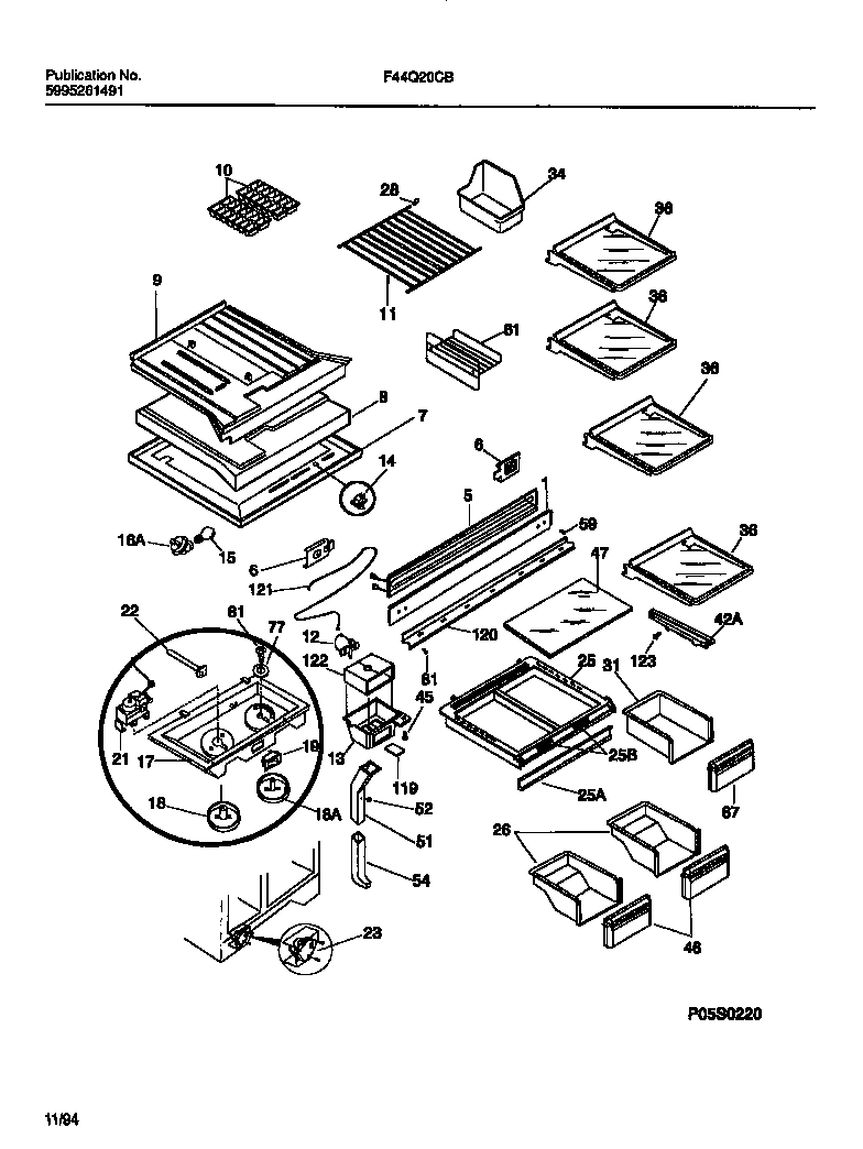 05 - SHELVES, CONTROLS, DIVIDER, MULLION