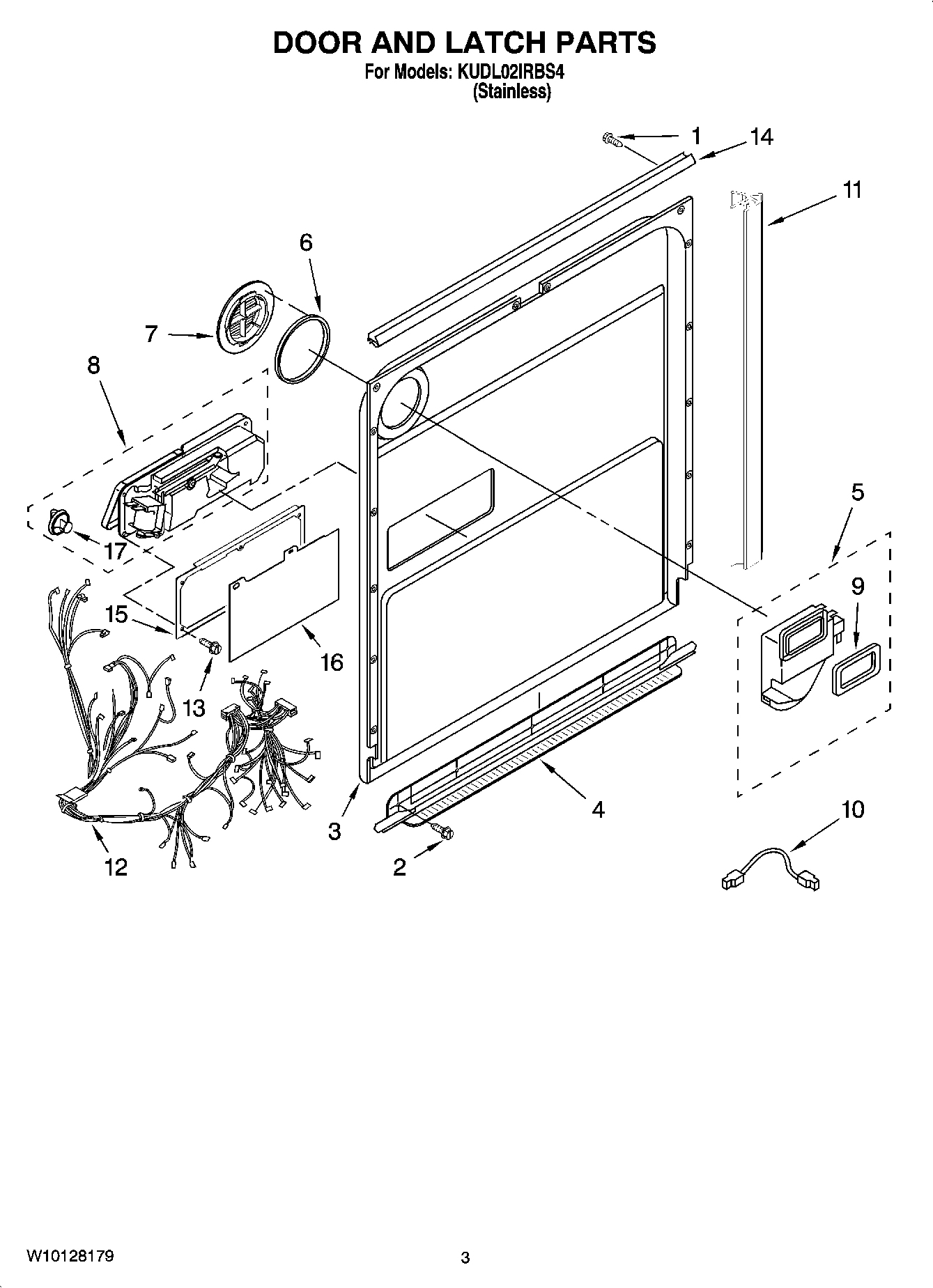 03 - DOOR AND LATCH PARTS