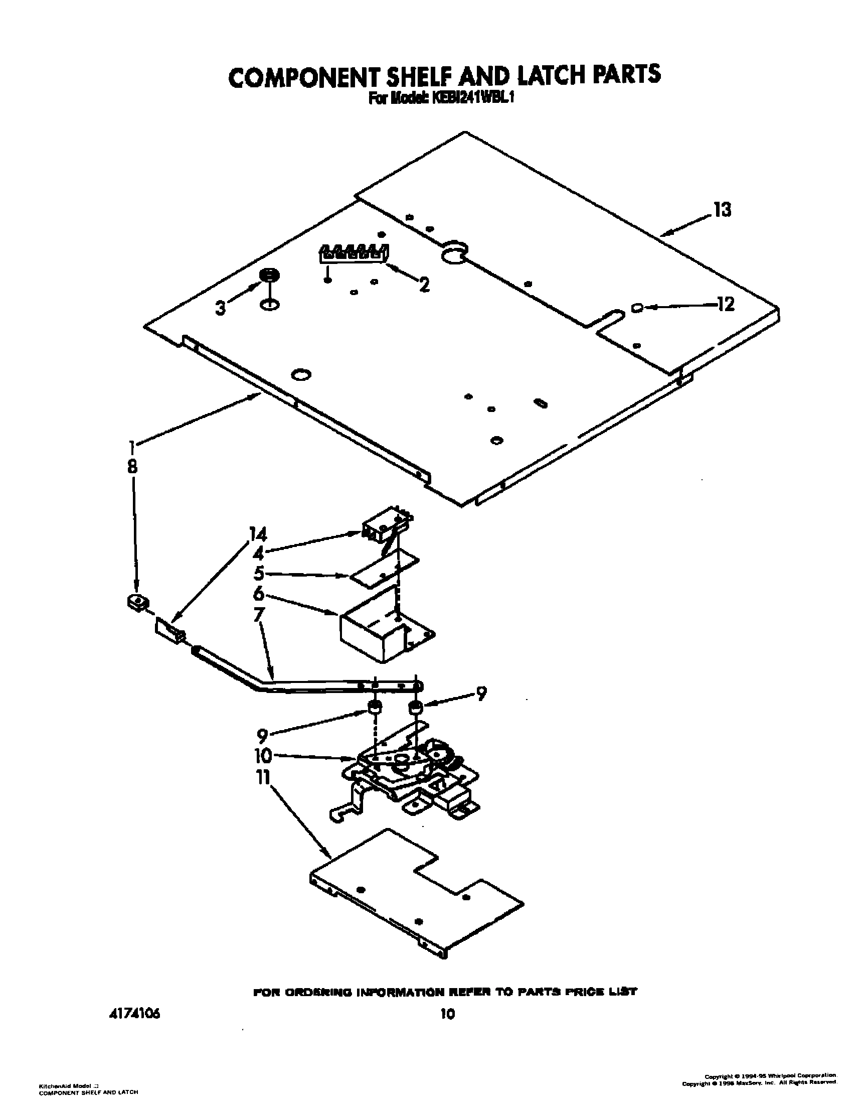 07 - COMPONENT SHELF AND LATCH