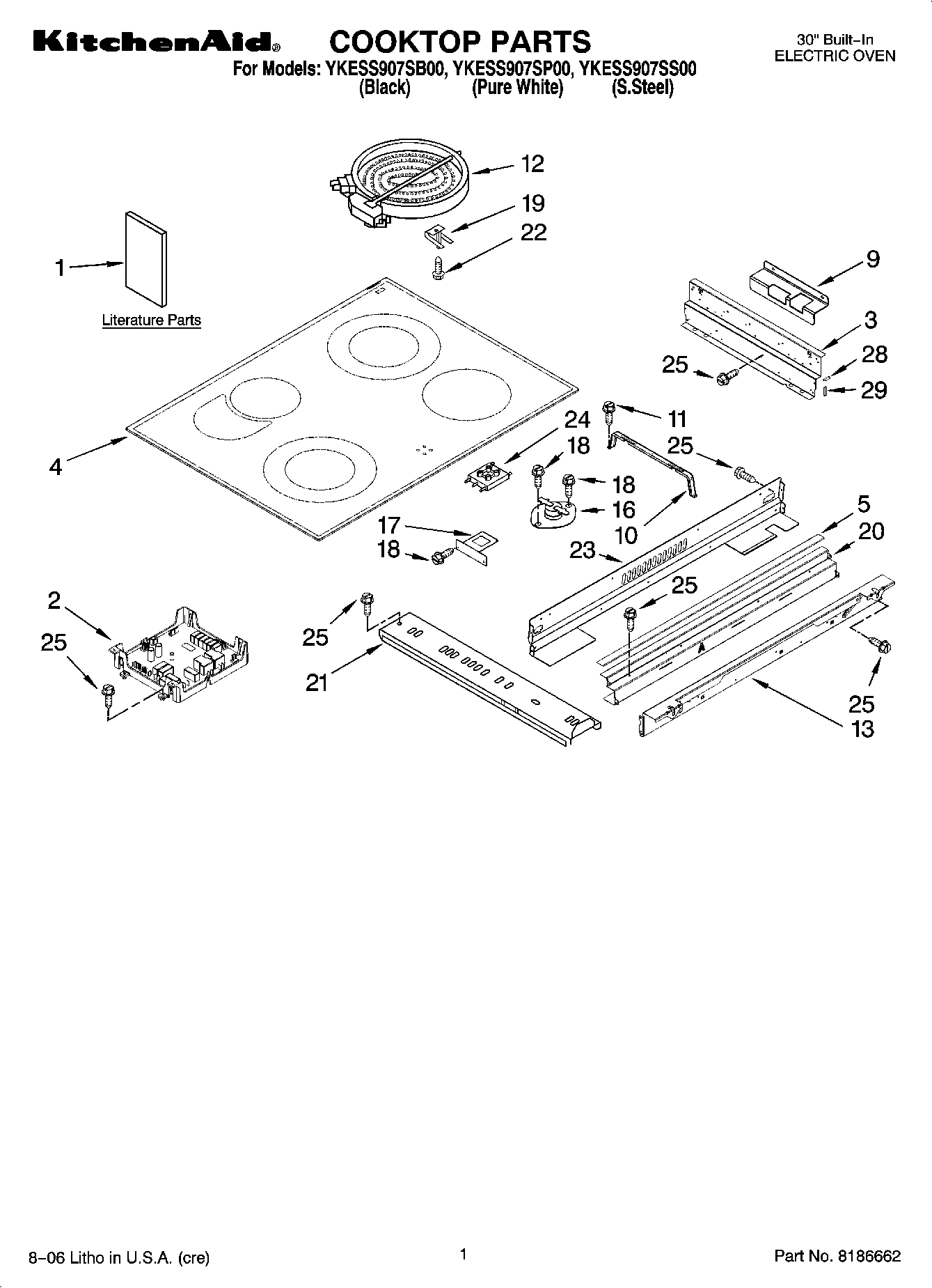 01 - COOKTOP PARTS