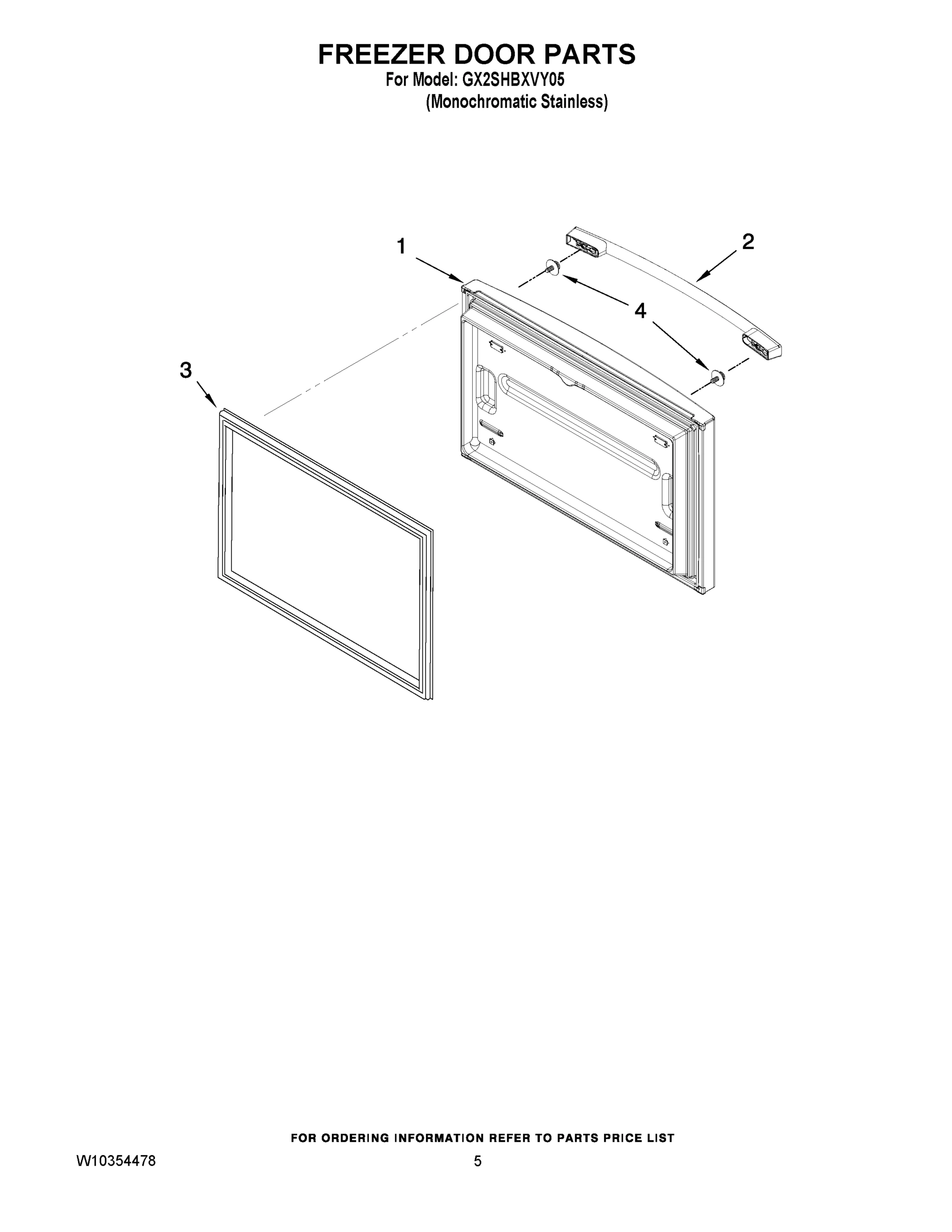 03 - FREEZER DOOR PARTS