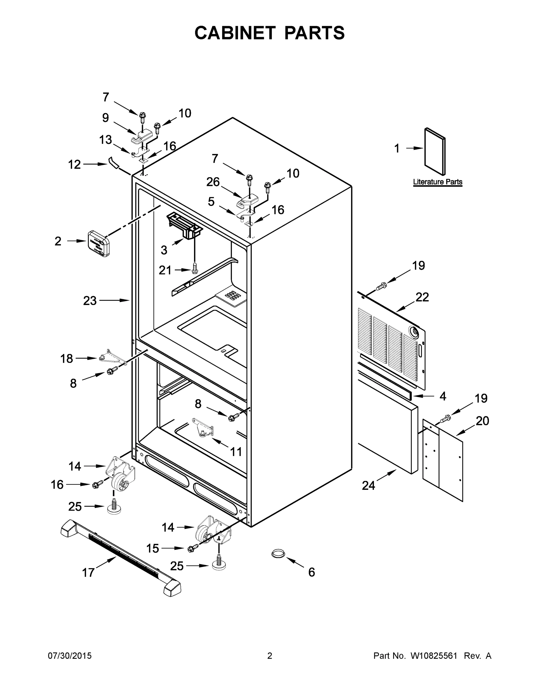02 - CABINET PARTS