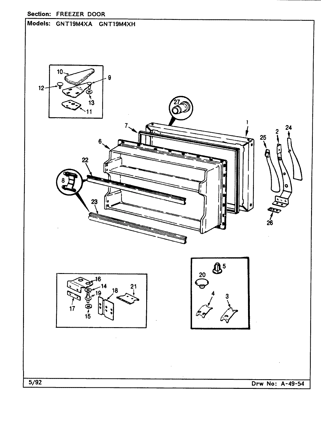 02 - FREEZER DOOR