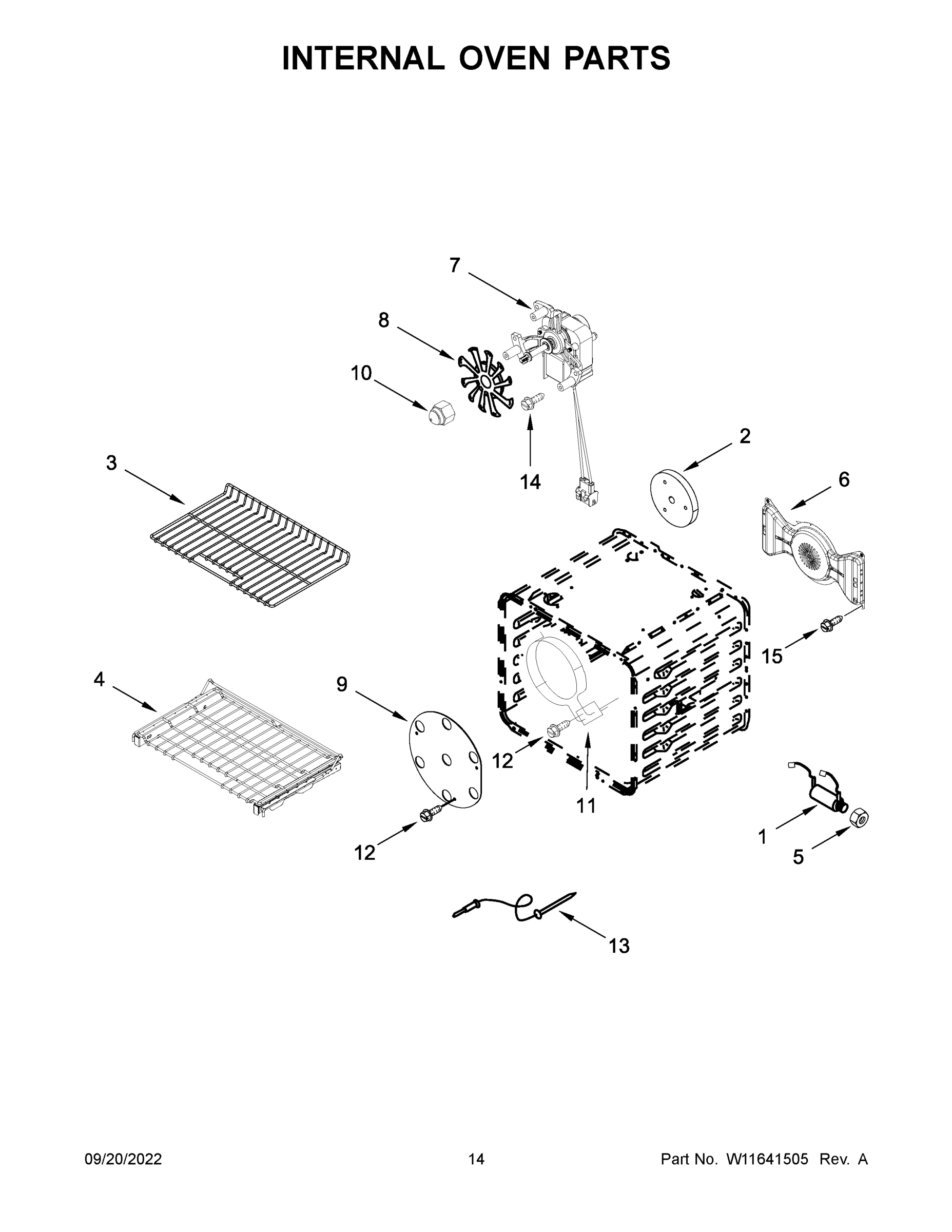 08 - INTERNAL OVEN PARTS