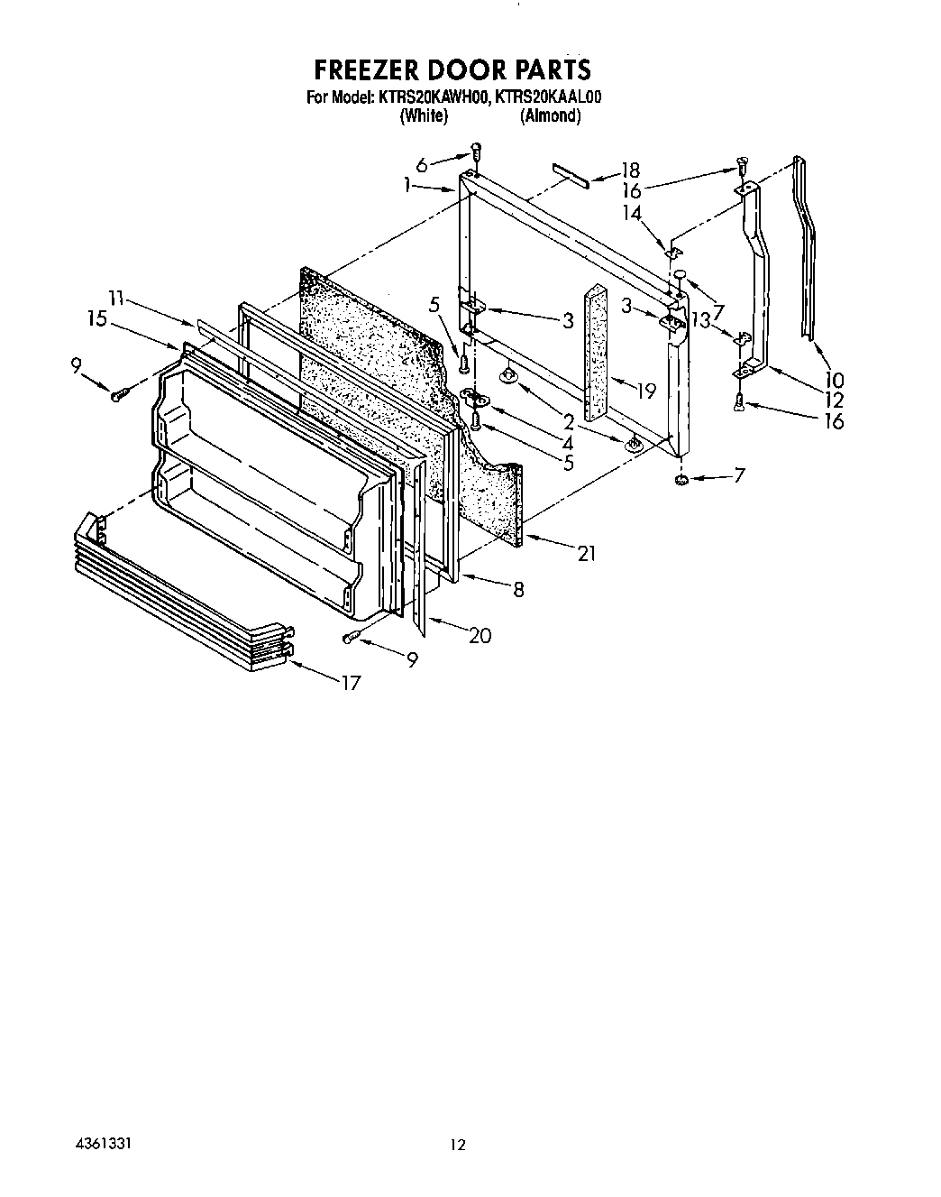 08 - FREEZER DOOR