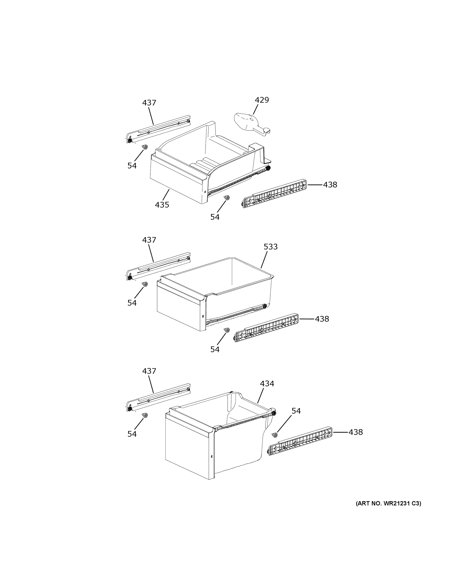 FREEZER SHELVES