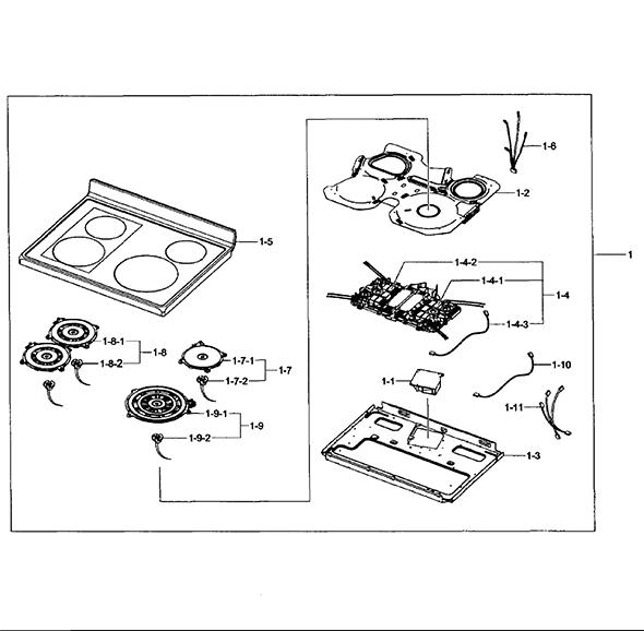 COOKTOP ASSY