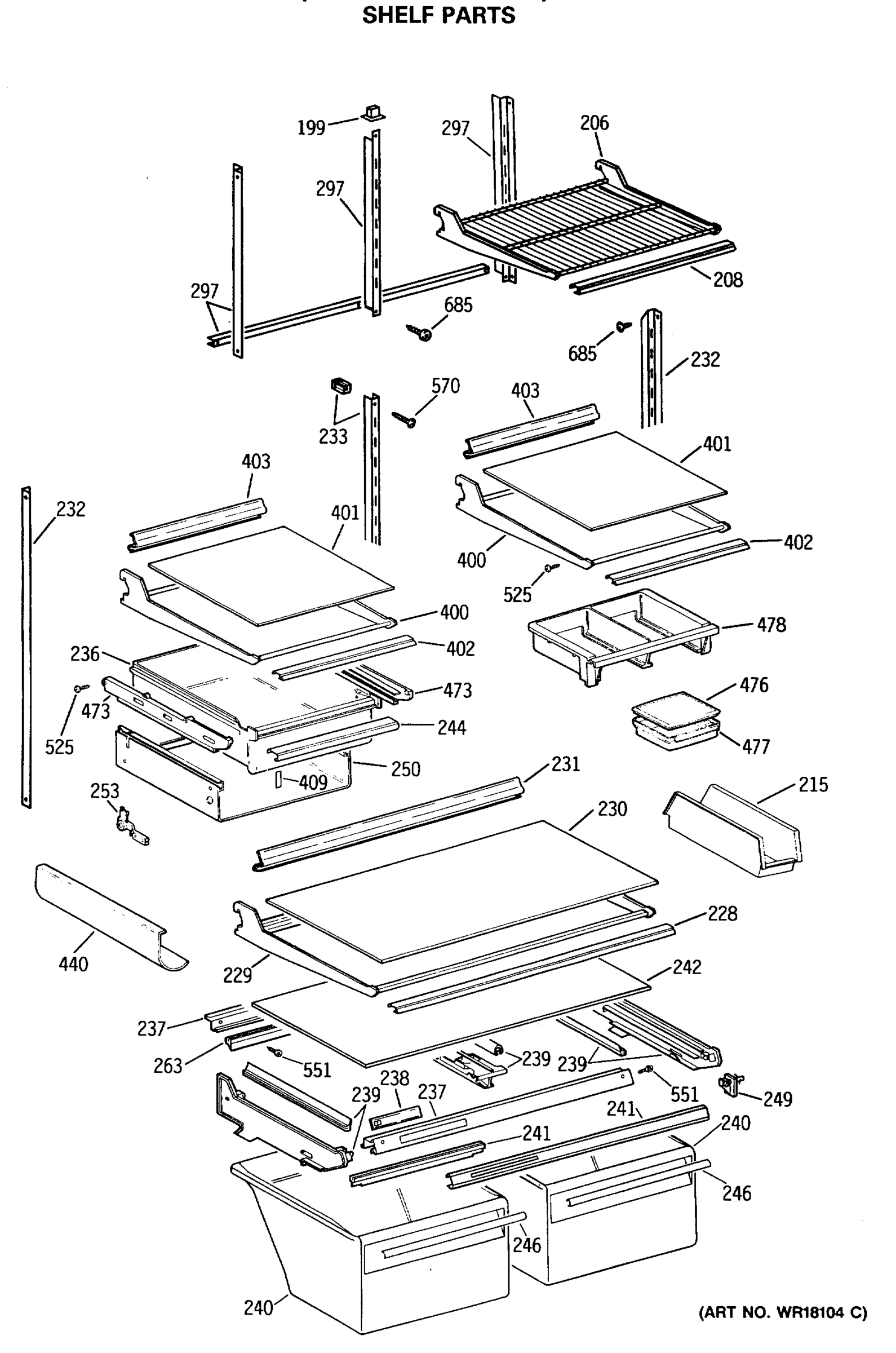 SHELF PARTS