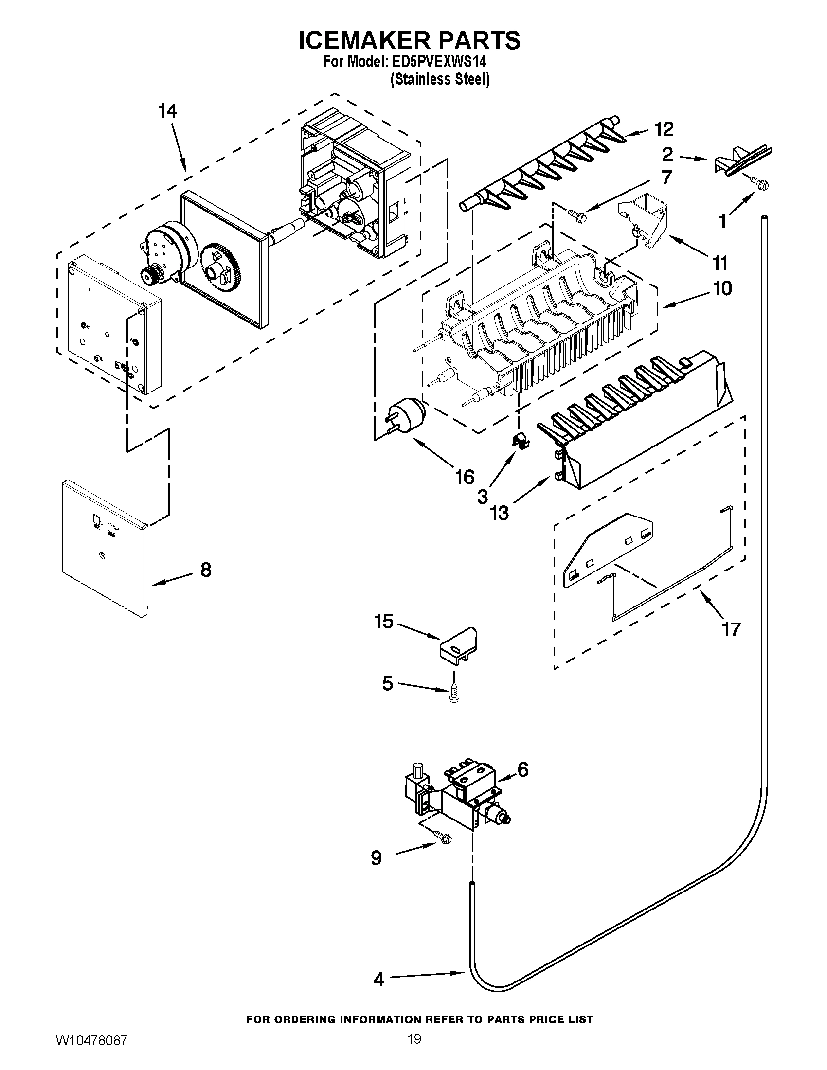 12 - ICEMAKER PARTS
