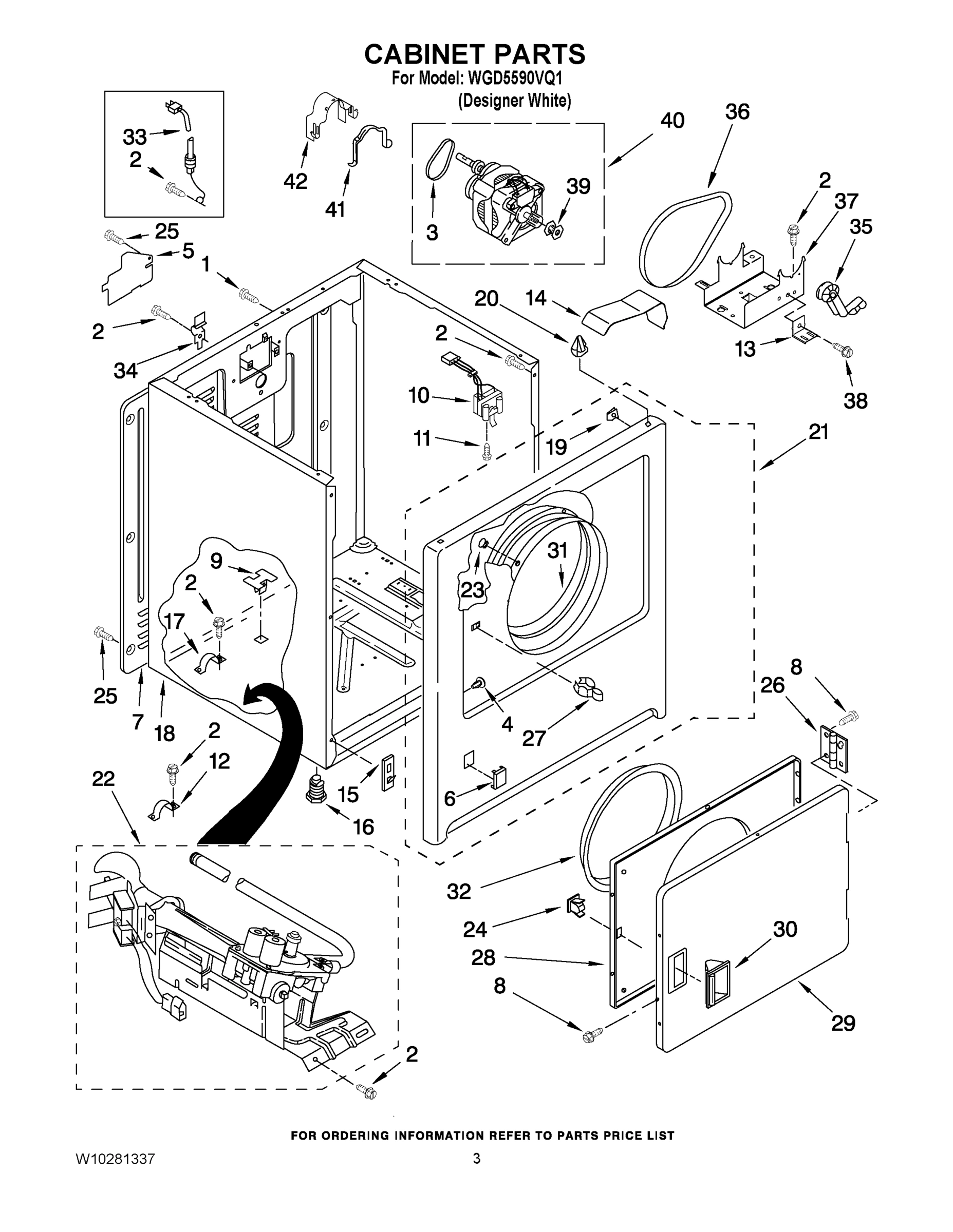 02 - CABINET PARTS