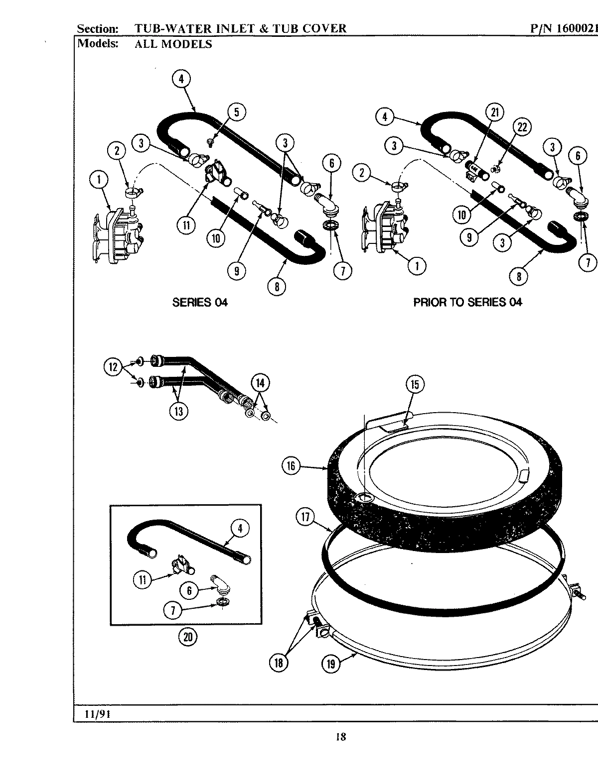 10 - TUB\WATER INLET