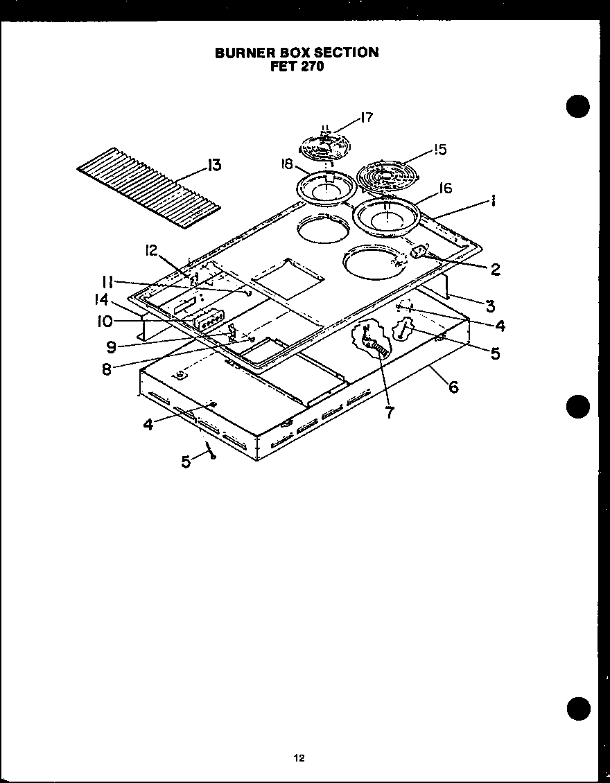 01 - BURNER BOX SECTION