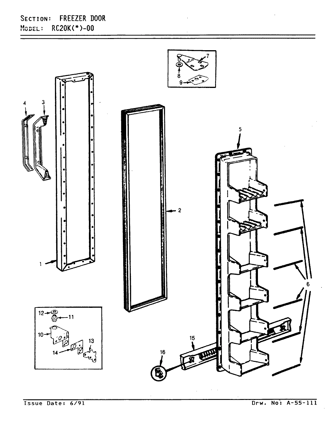 02 - FREEZER DOOR