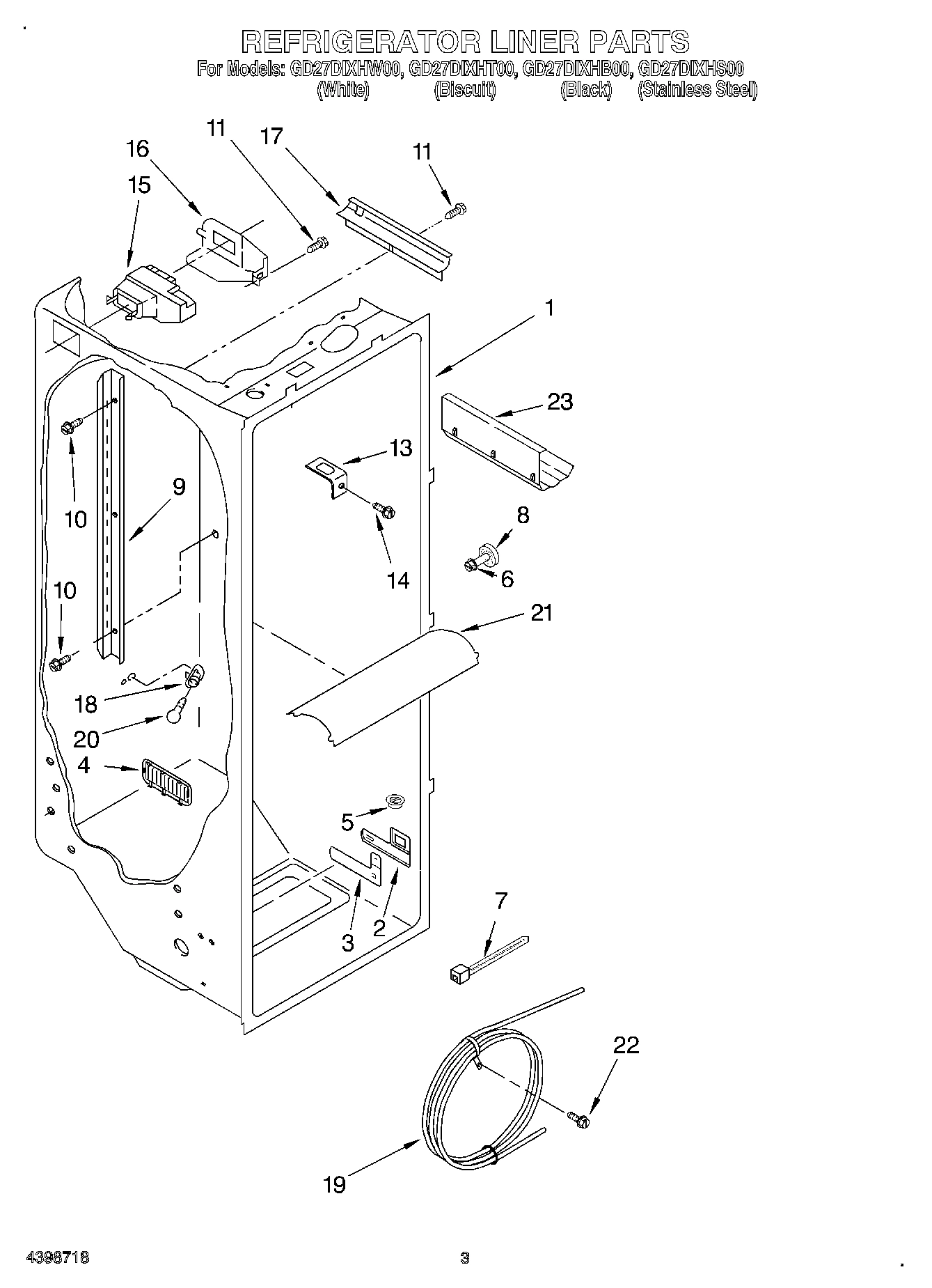 02 - REFRIGERATOR LINER