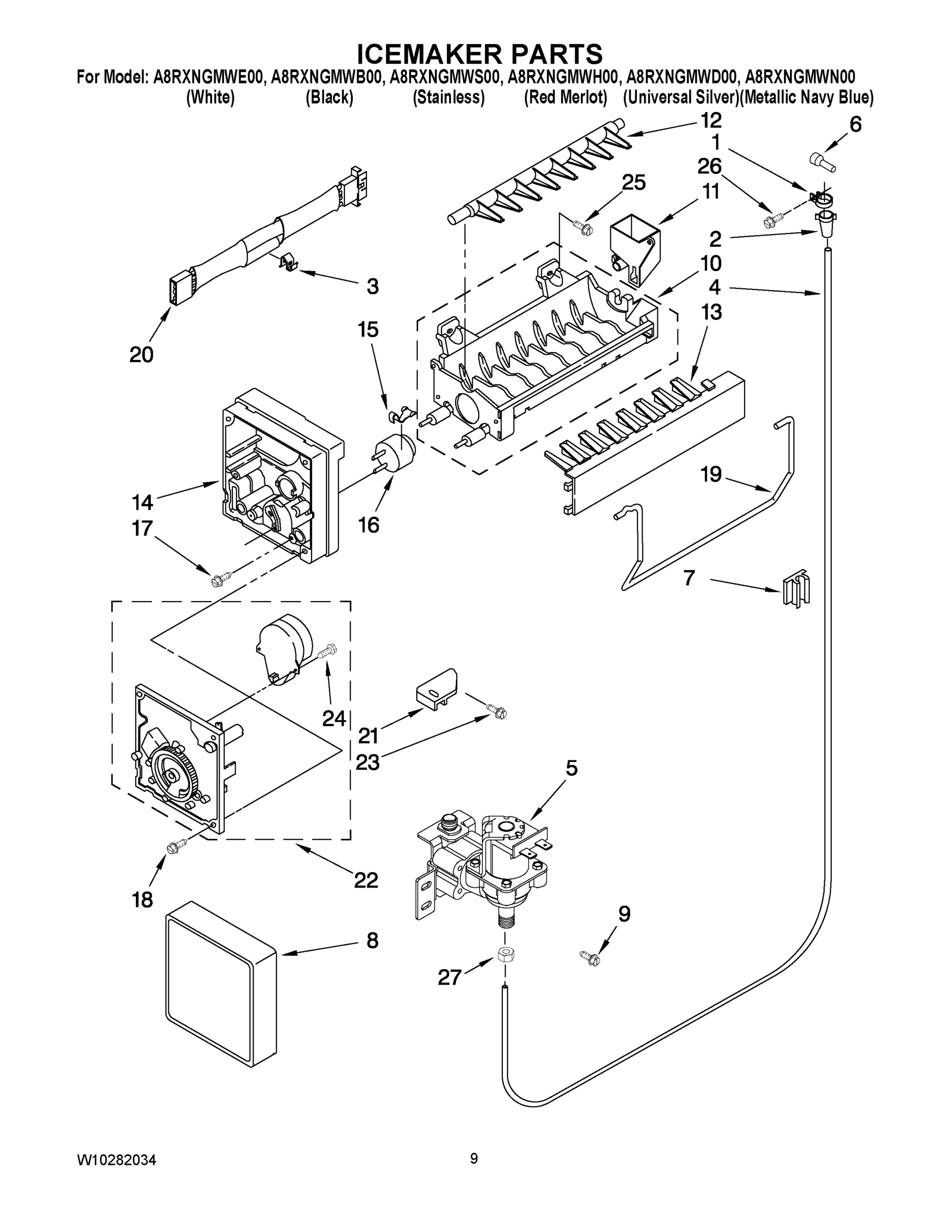 05 - ICEMAKER PARTS