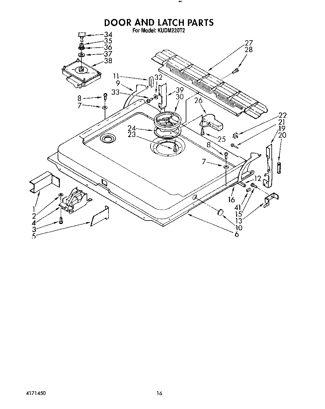 13 - DOOR AND LATCH