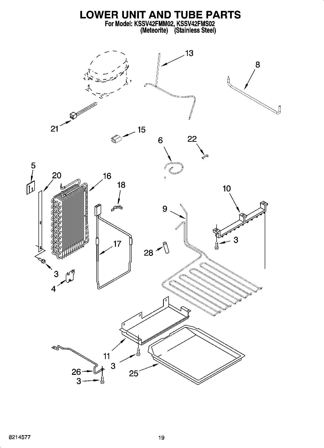 12 - LOWER UNIT AND TUBE PARTS