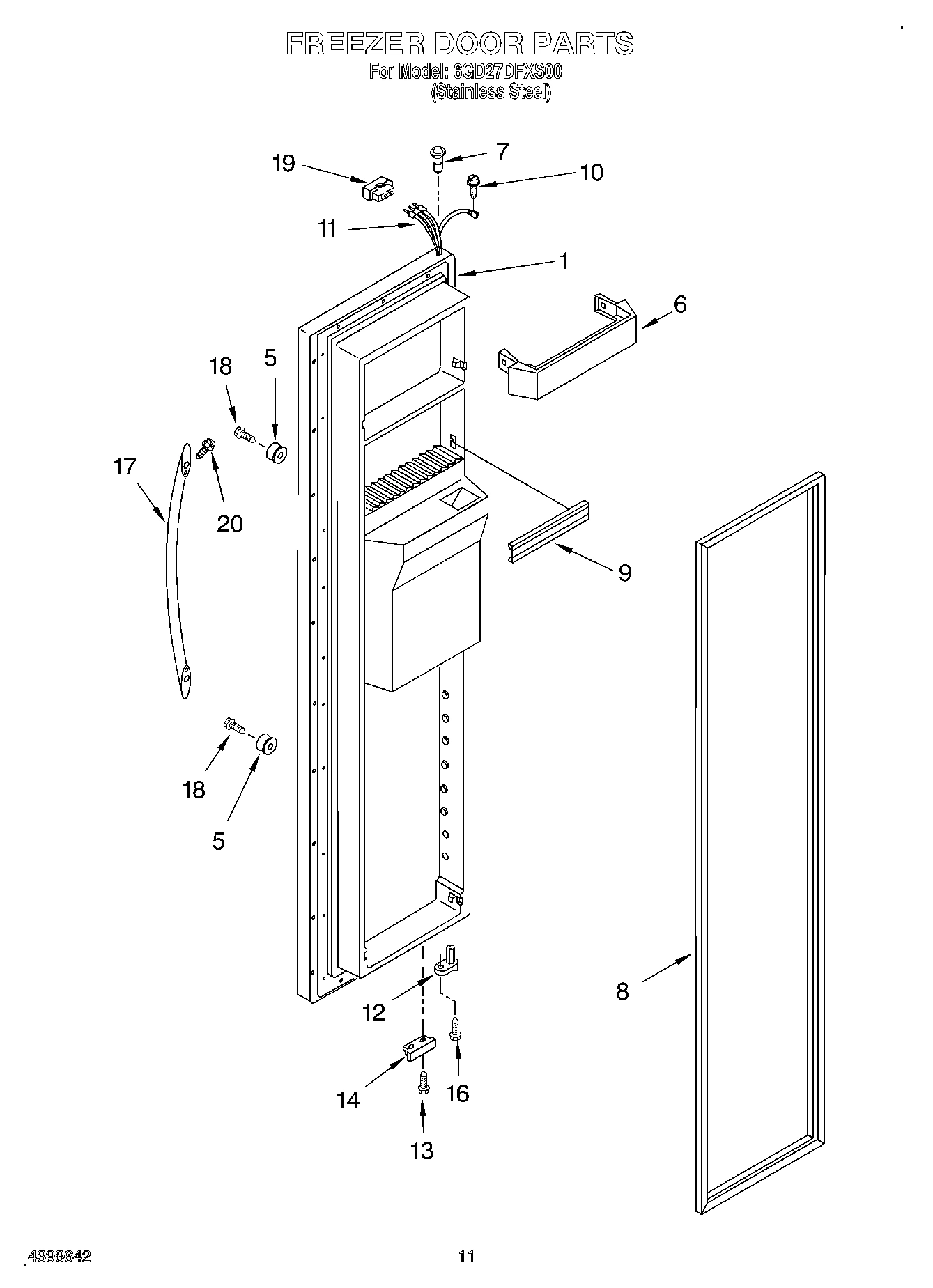 07 - FREEZER DOOR