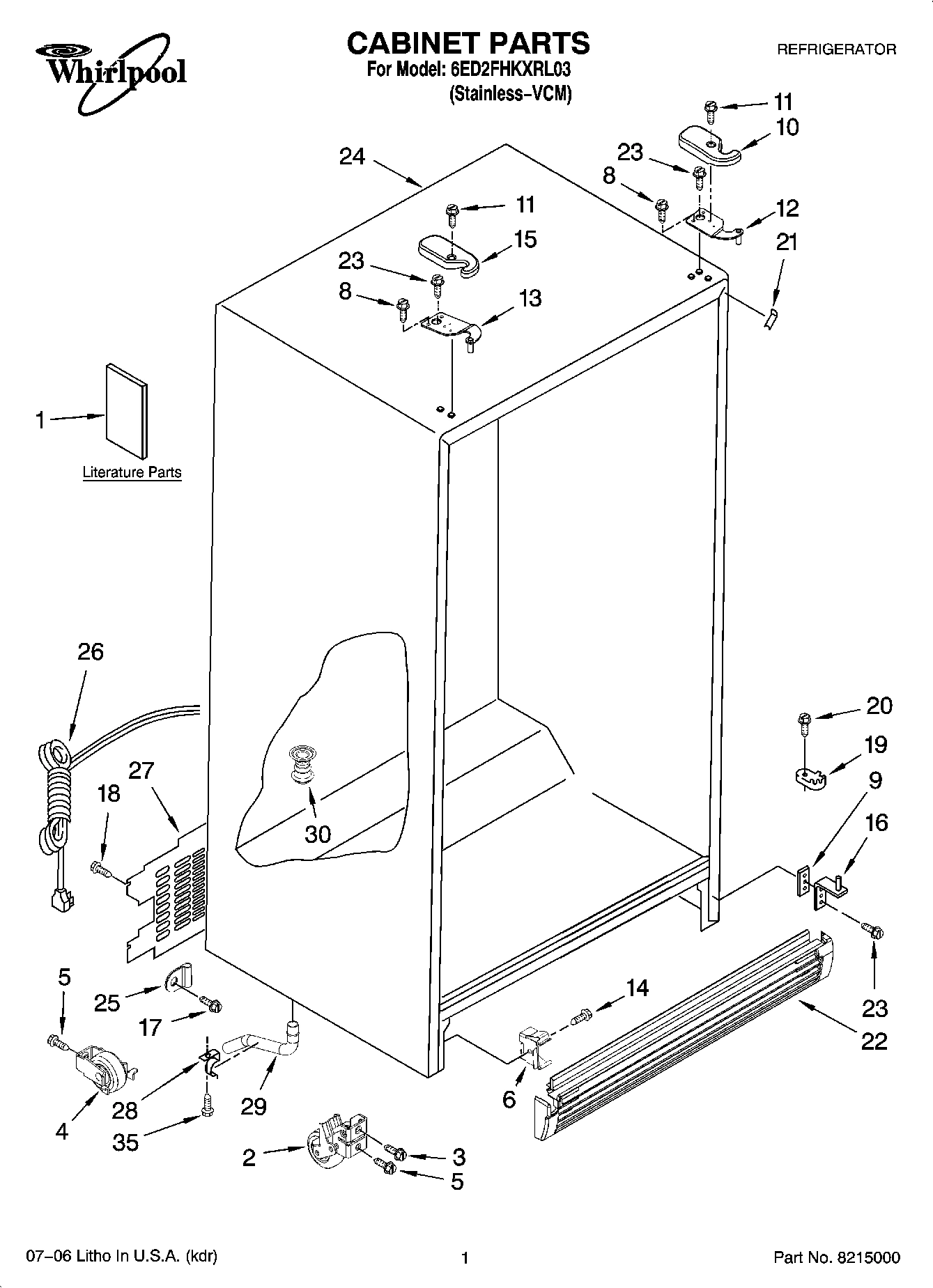 01 - CABINET PARTS