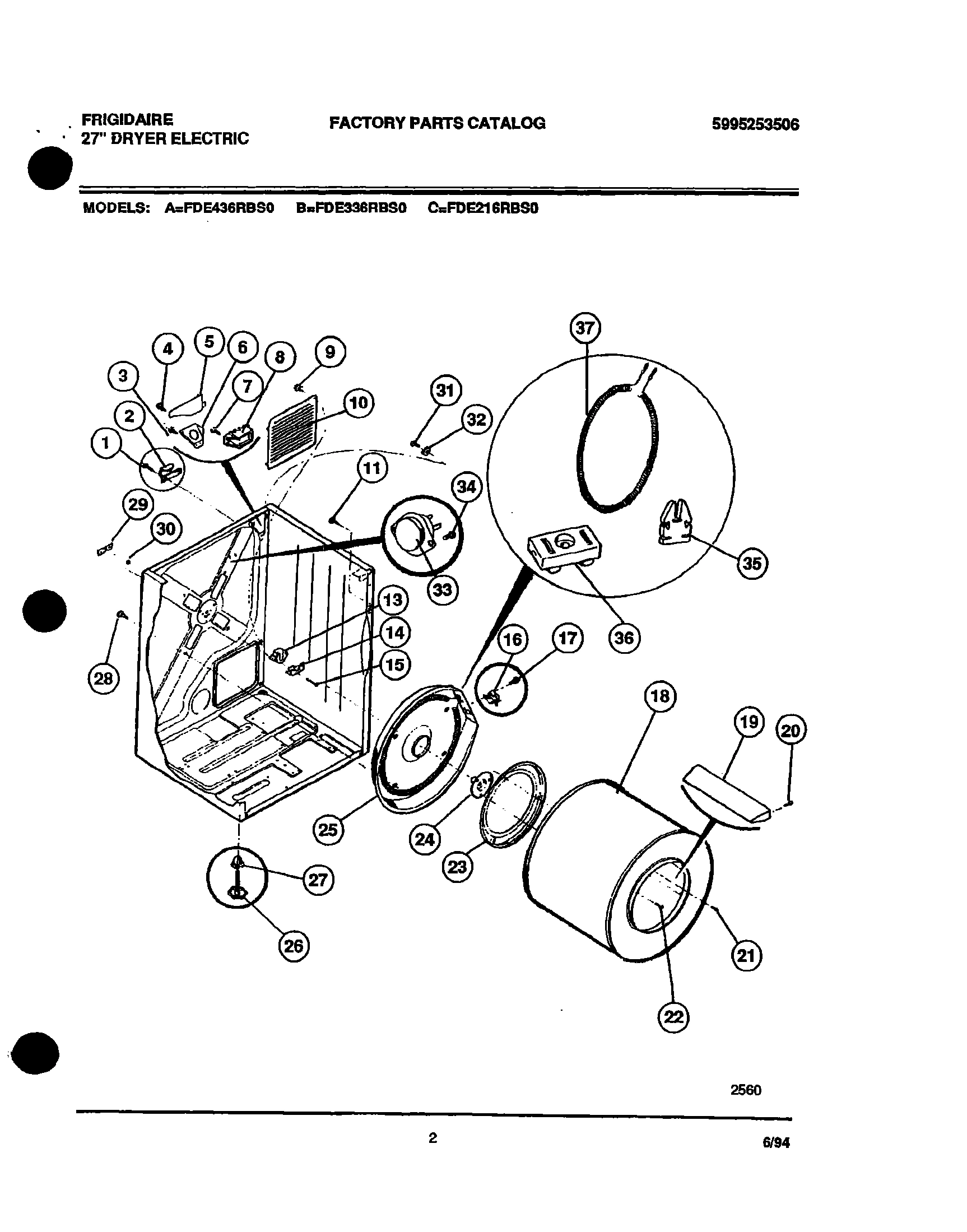 02 - CABINET AND COMPONENT PARTS