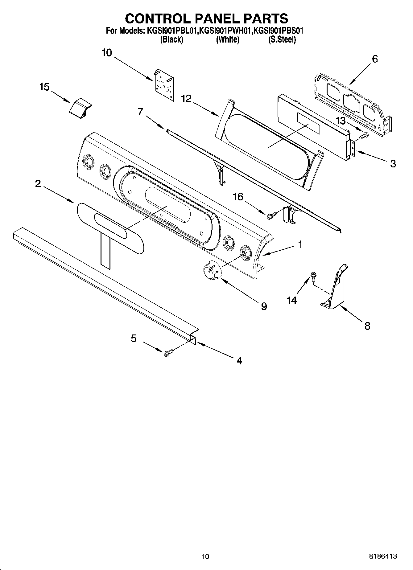 07 - CONTROL PANEL PARTS, OPTIONAL PARTS