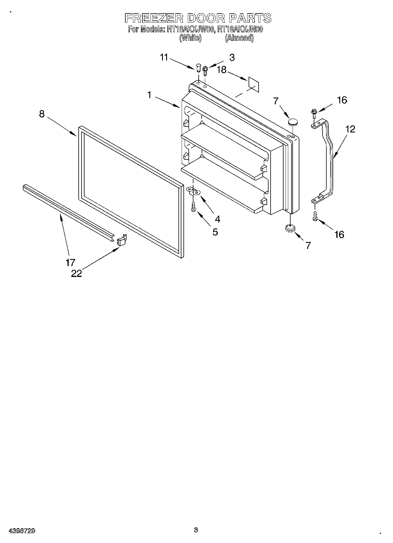 02 - FREEZER DOOR
