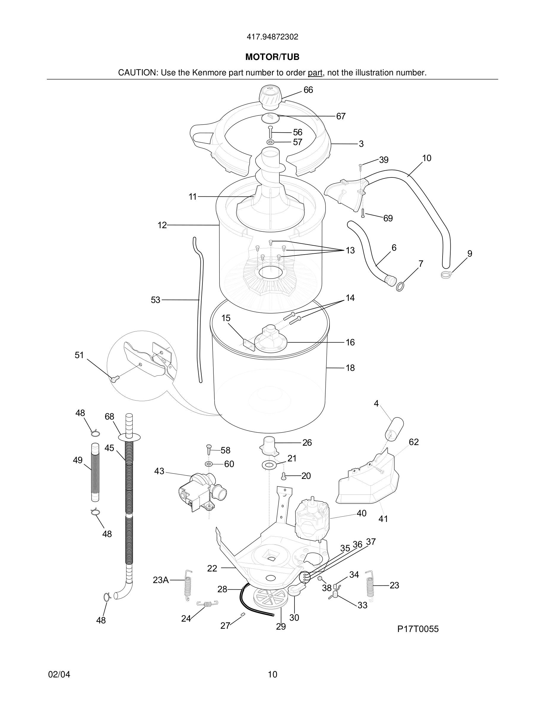 11 - MOTOR/TUB