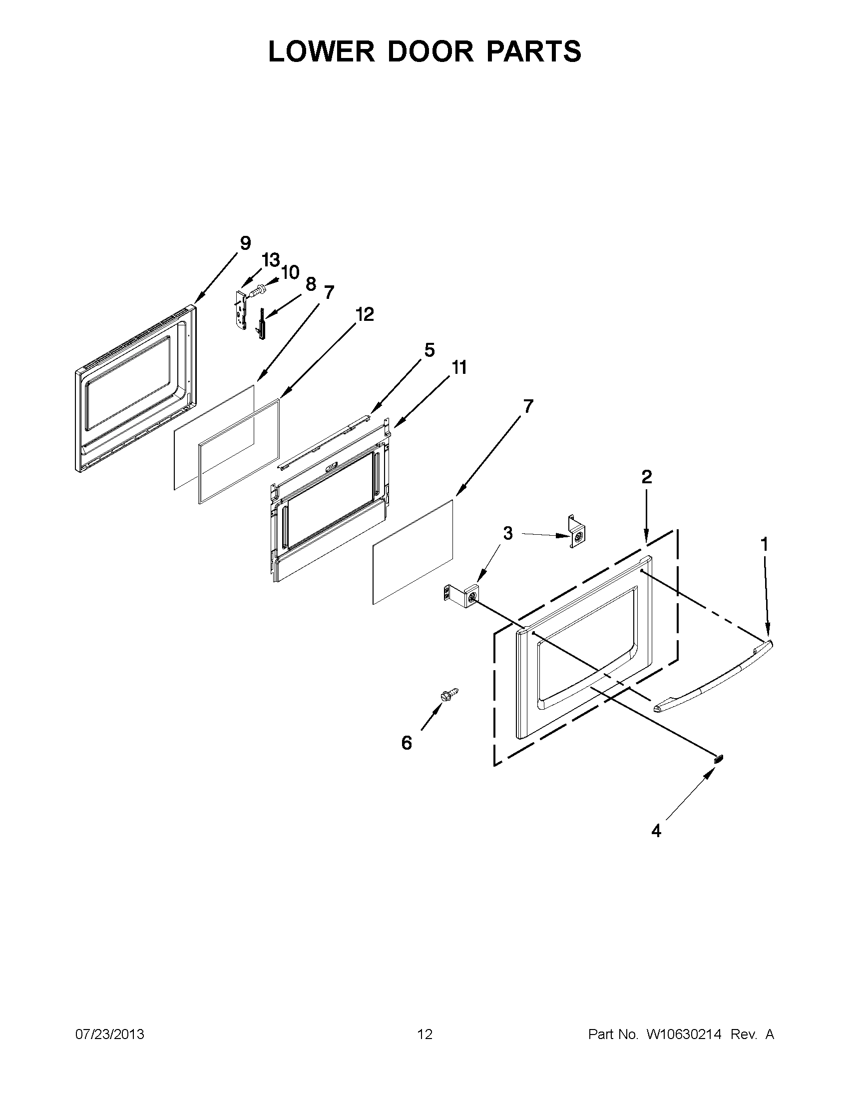 06 - LOWER DOOR PARTS