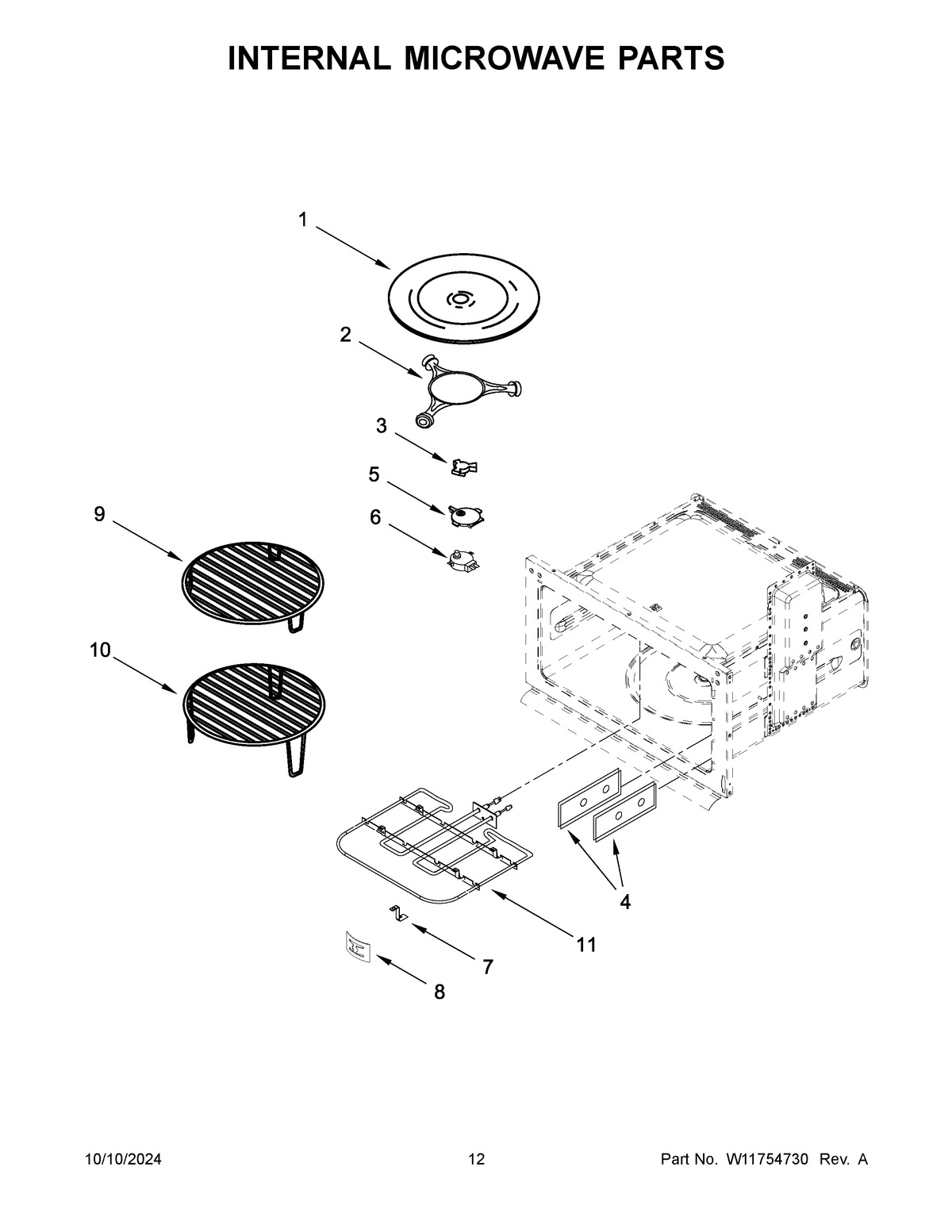 07 - INTERNAL MICROWAVE PARTS